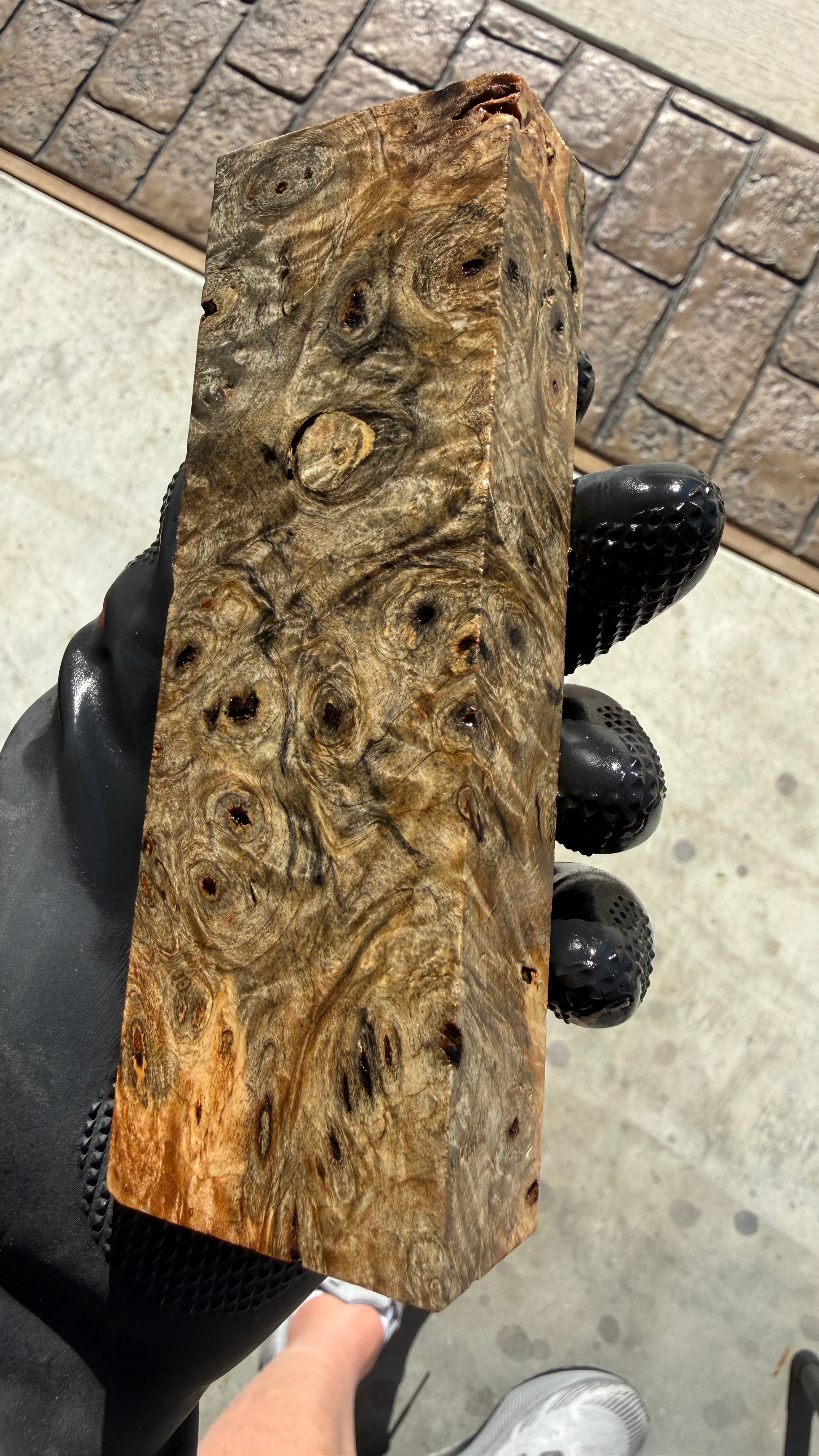 Buckeye Burl Block BBB-116 (Stabilized)