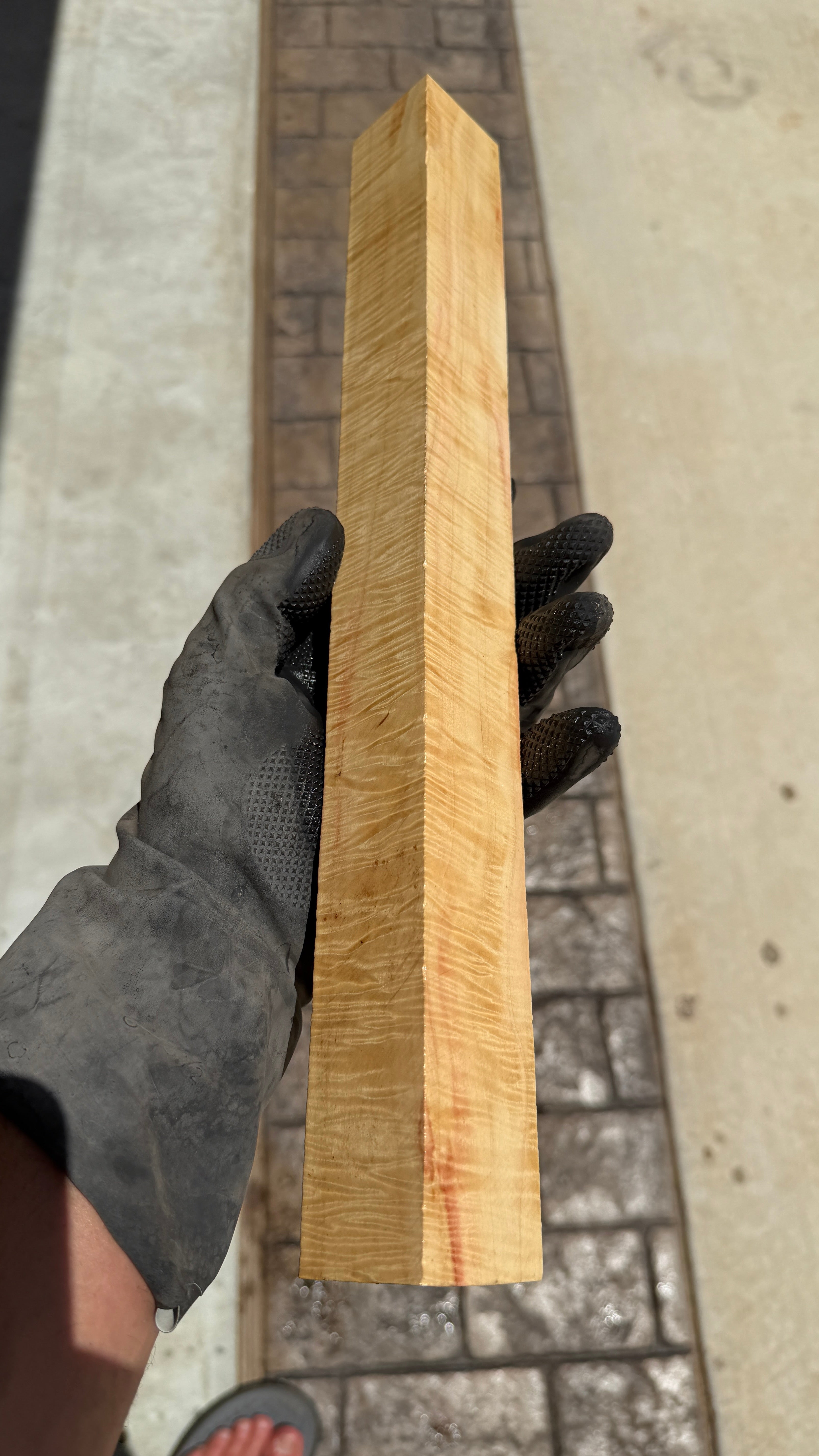 Curly Box Elder Block CBEB-000 (Stabilized)