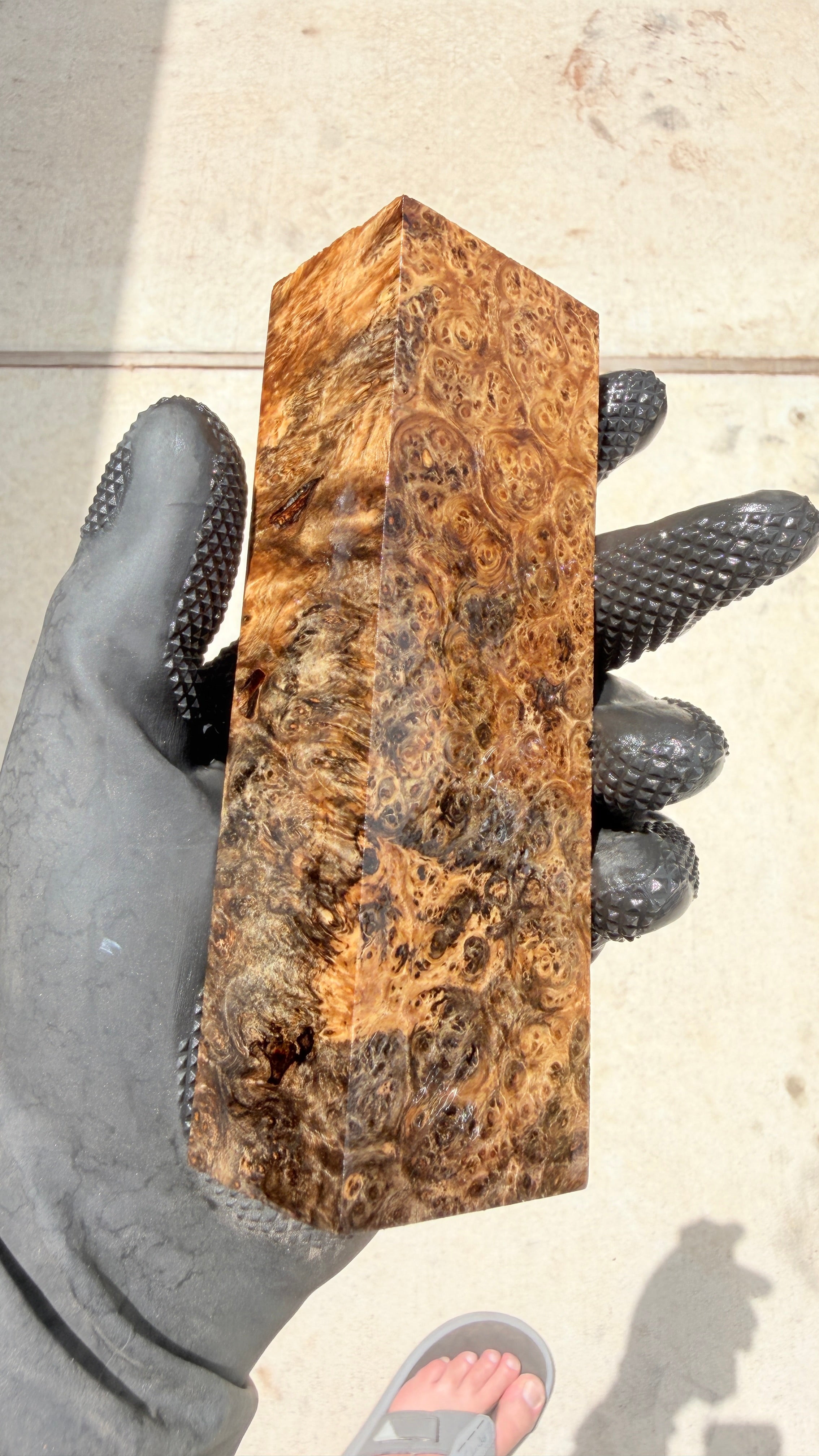 Amboyna Burl Block AYBB-050 (Stabilized)