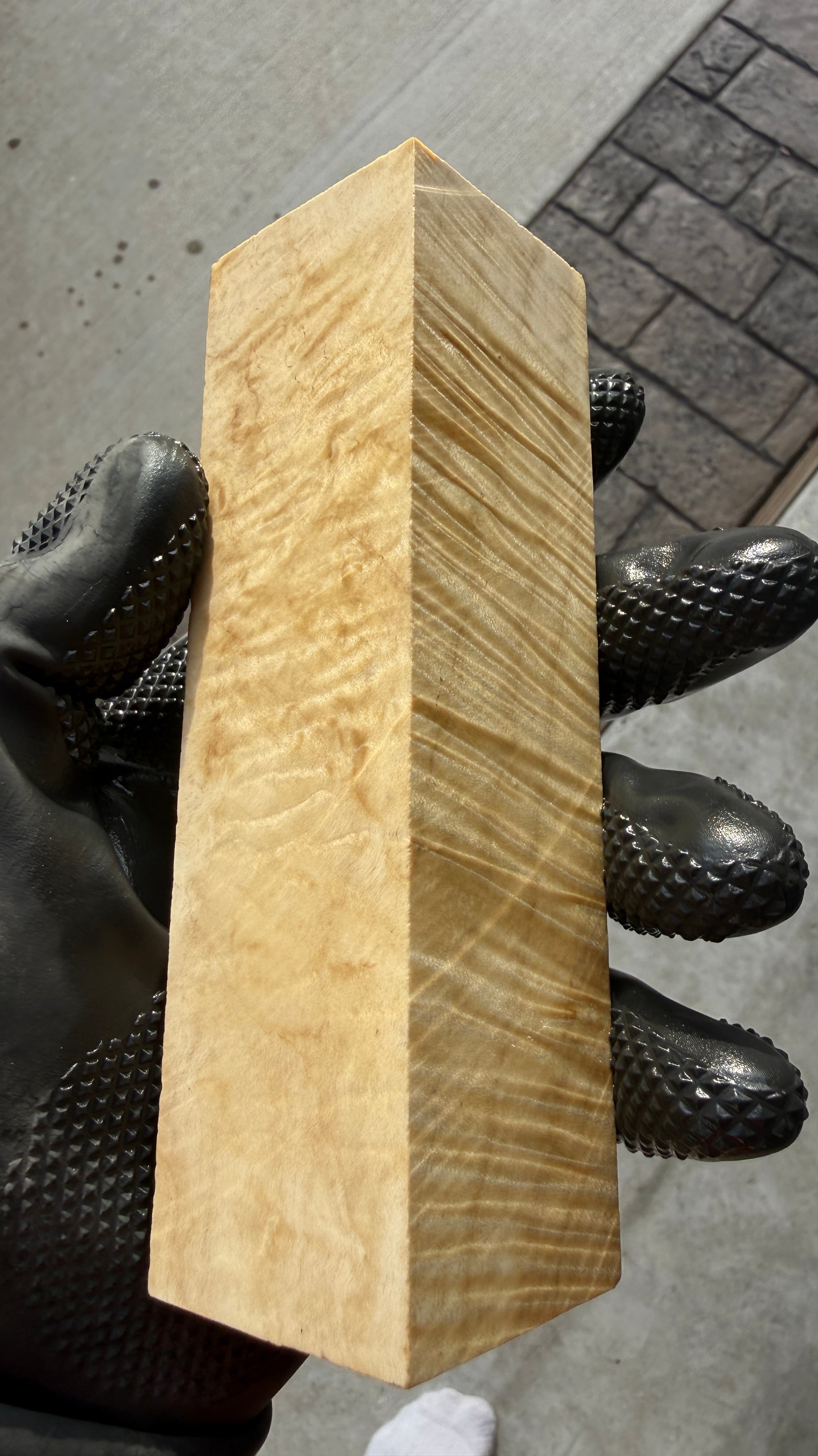 Curly Box Elder Block CBEB-243 (Stabilized)