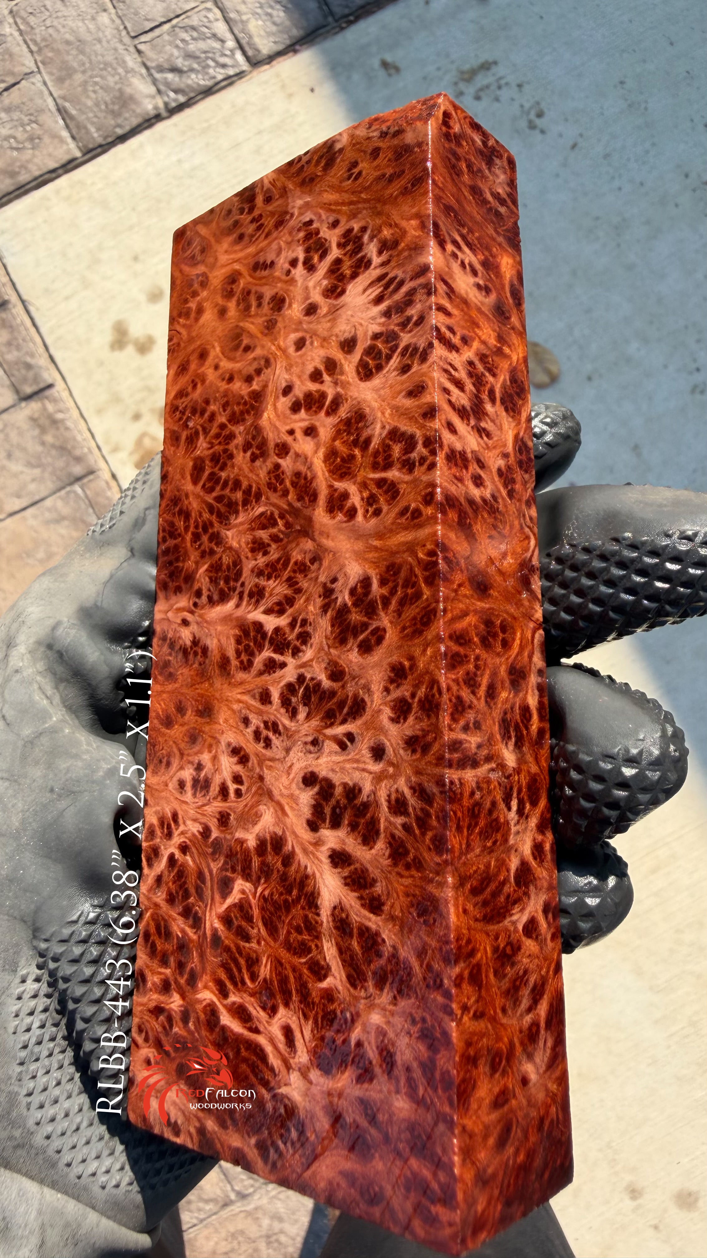 Redwood Burl Block RLBB-443 (Stabilized)