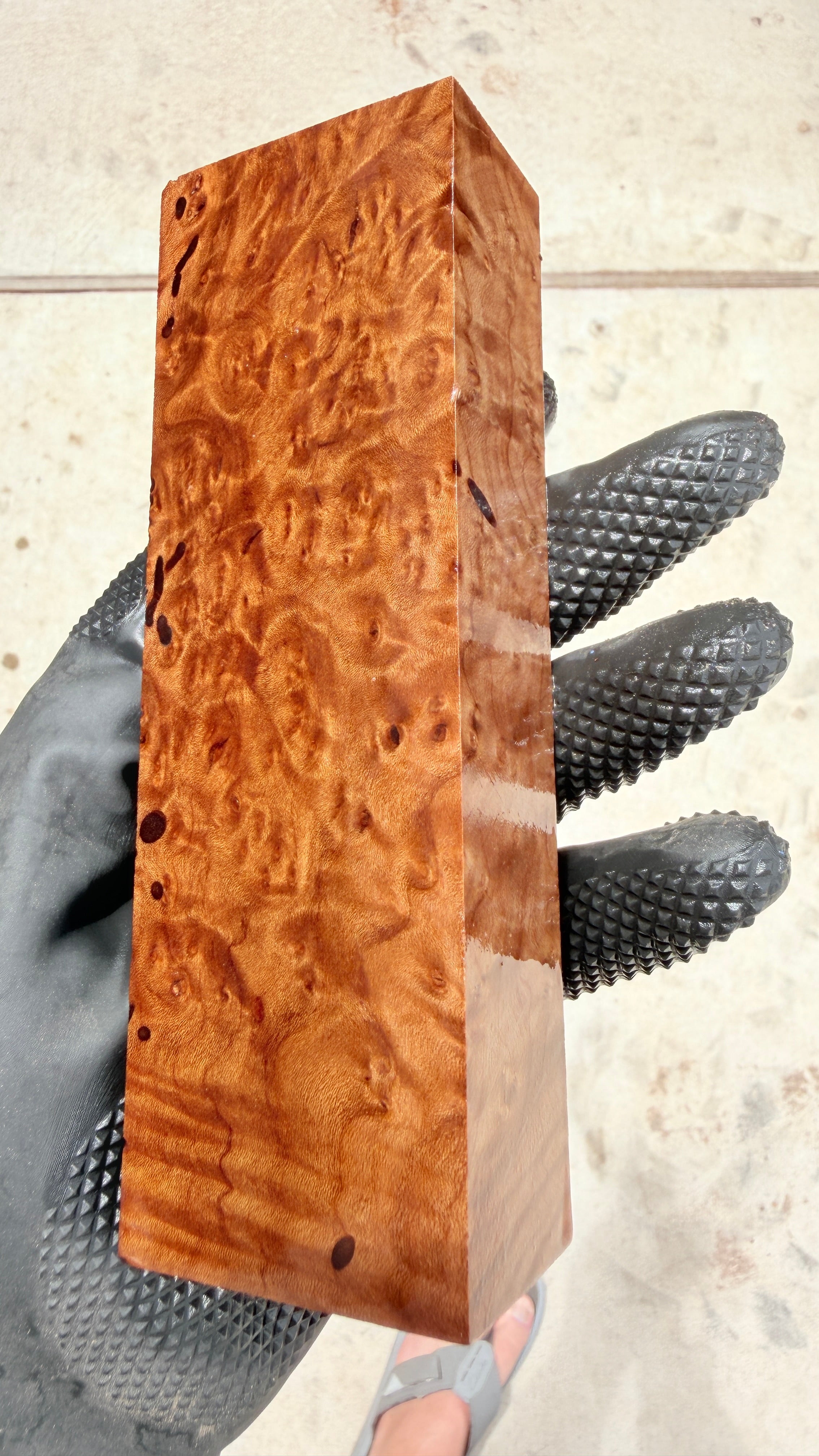 Madrone Burl Block MDBB-007 (Stabilized)