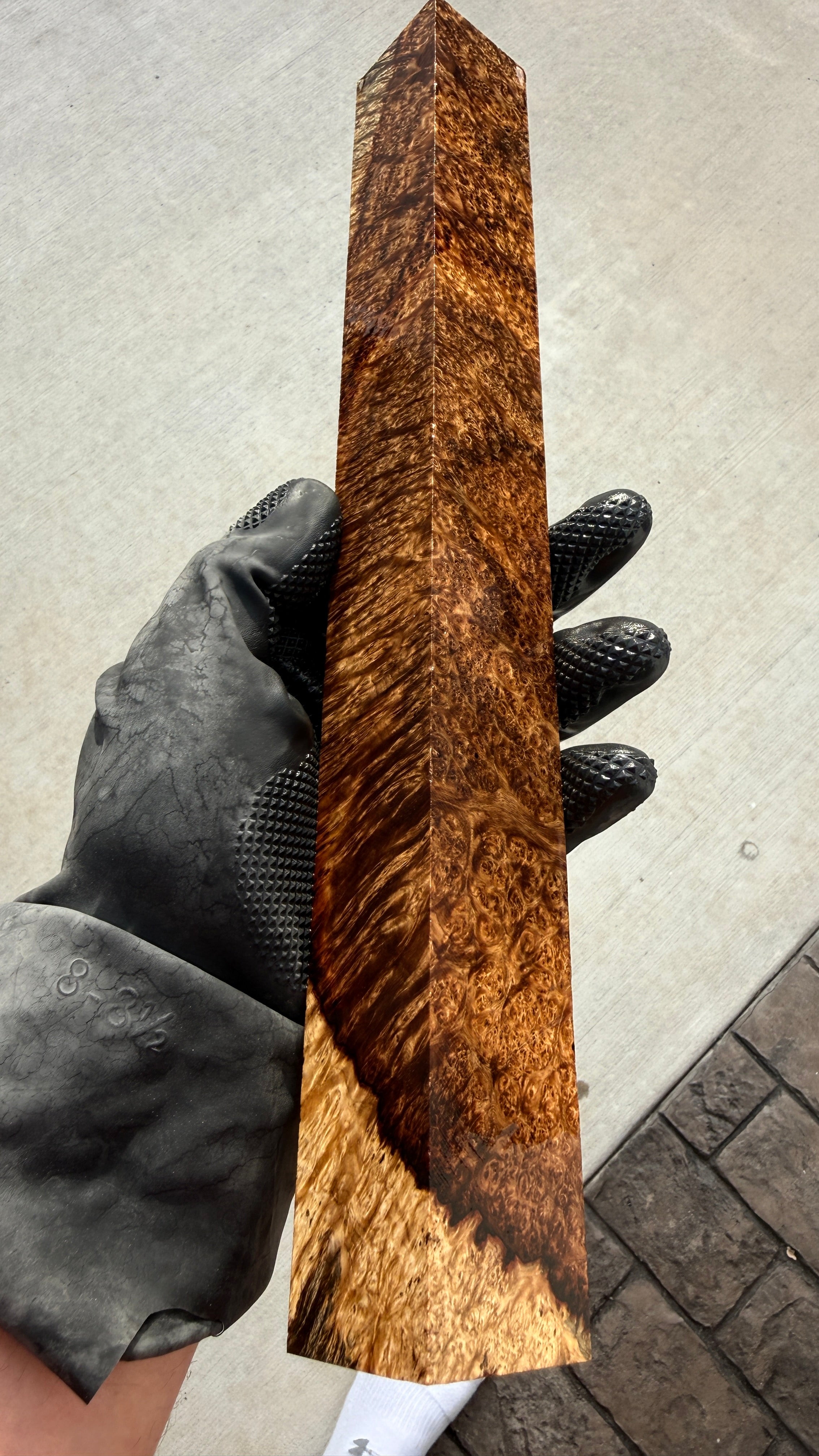 Amboyna Burl Block AYBB-075 (Stabilized)