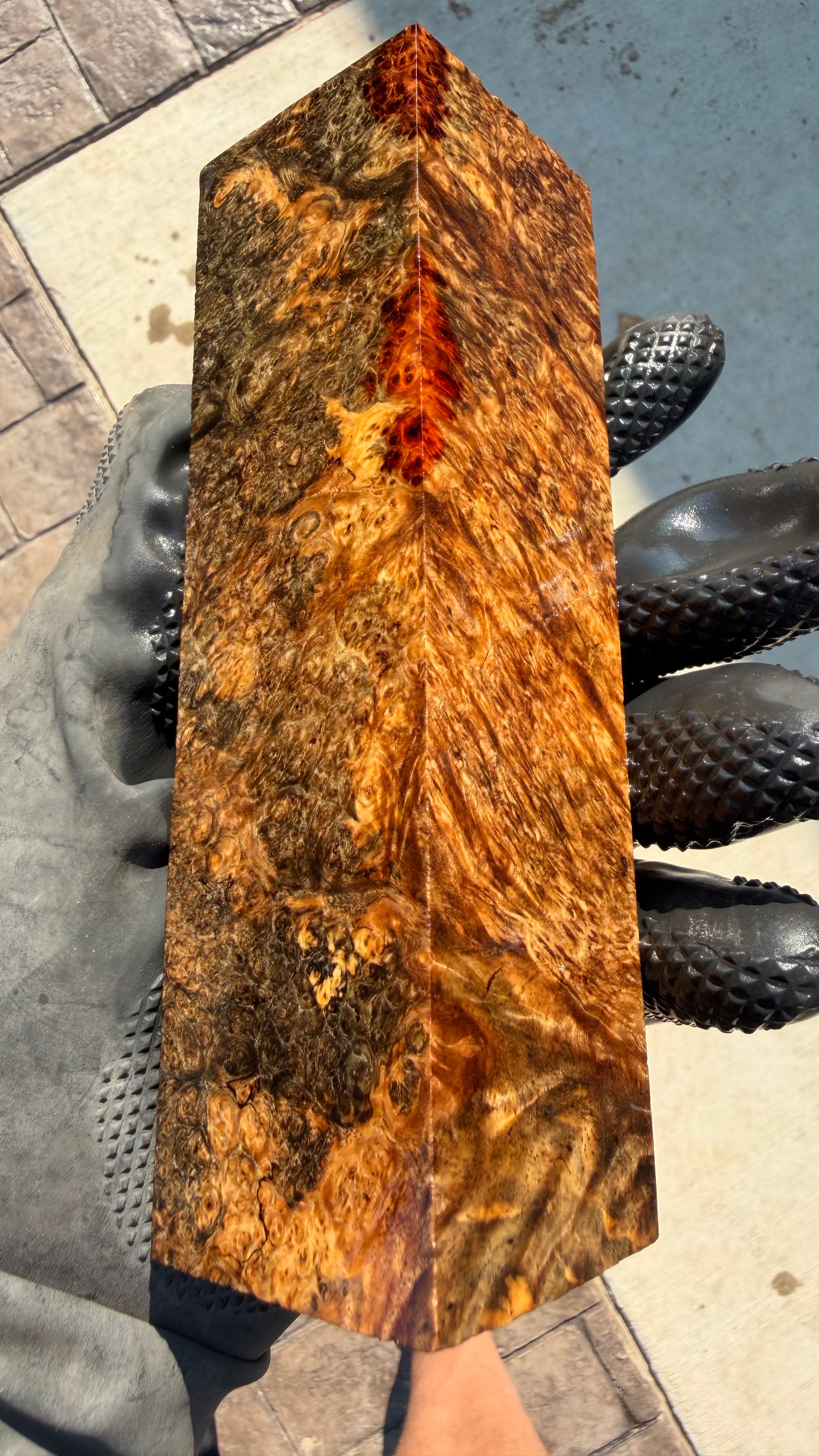 Amboyna Burl Block AYBB-023 (Stabilized)