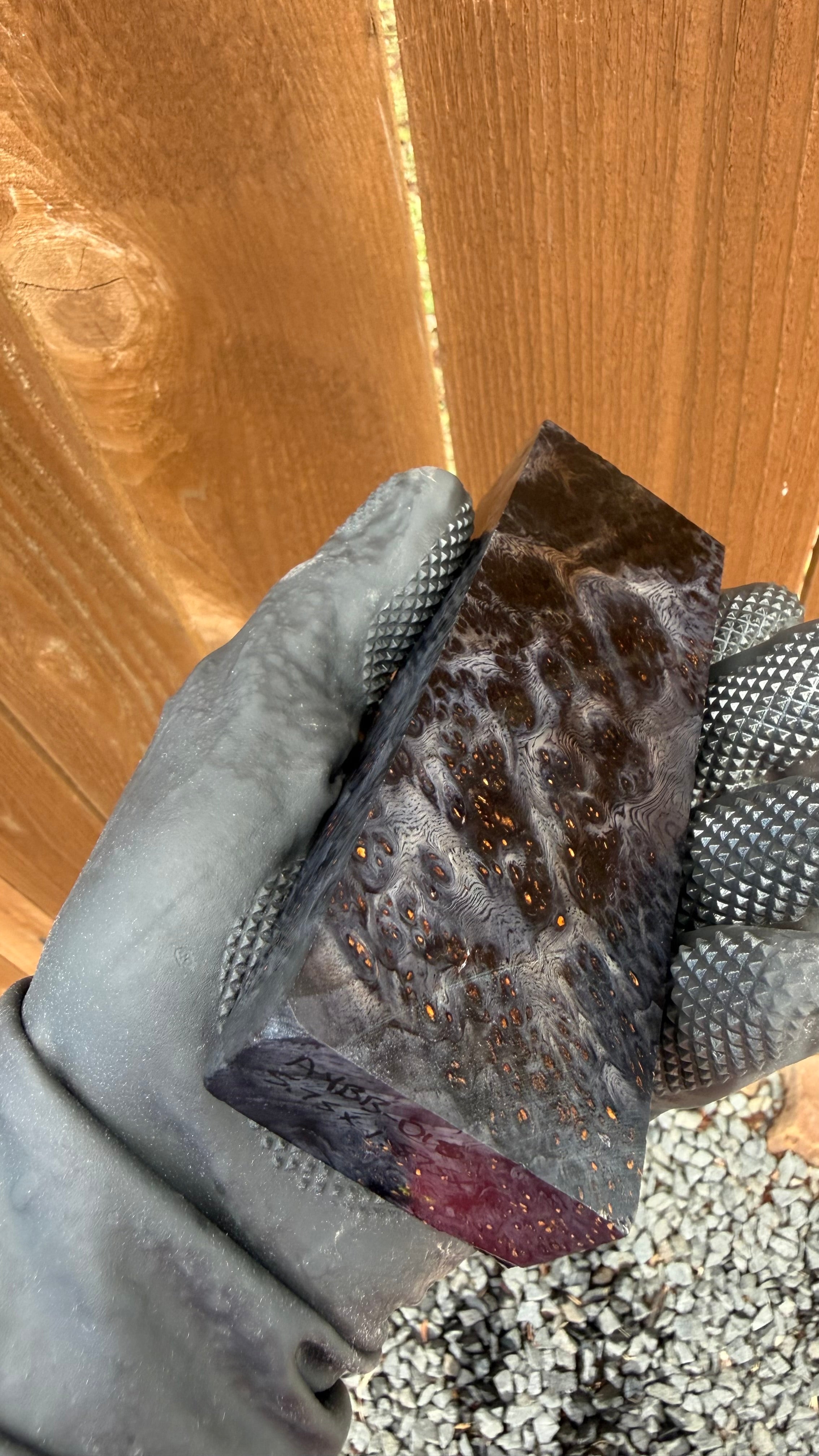 Amboyna Burl Block AYBB-016 (Stabilized)