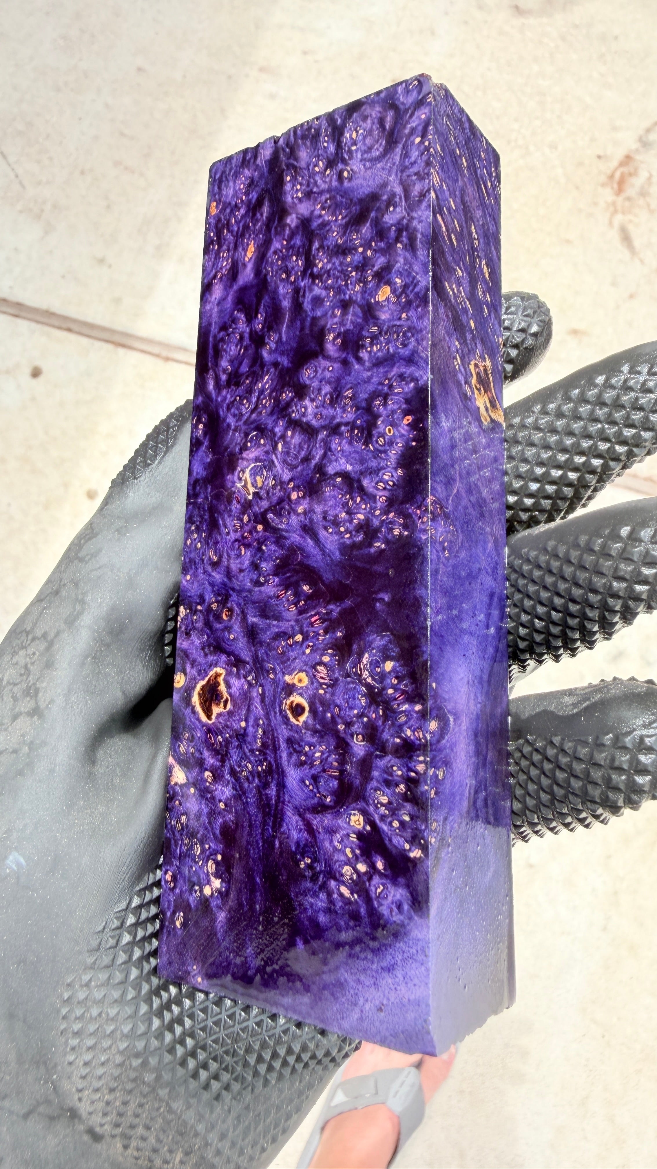 Box Elder Burl Block BEBB-195 (Stabilized)