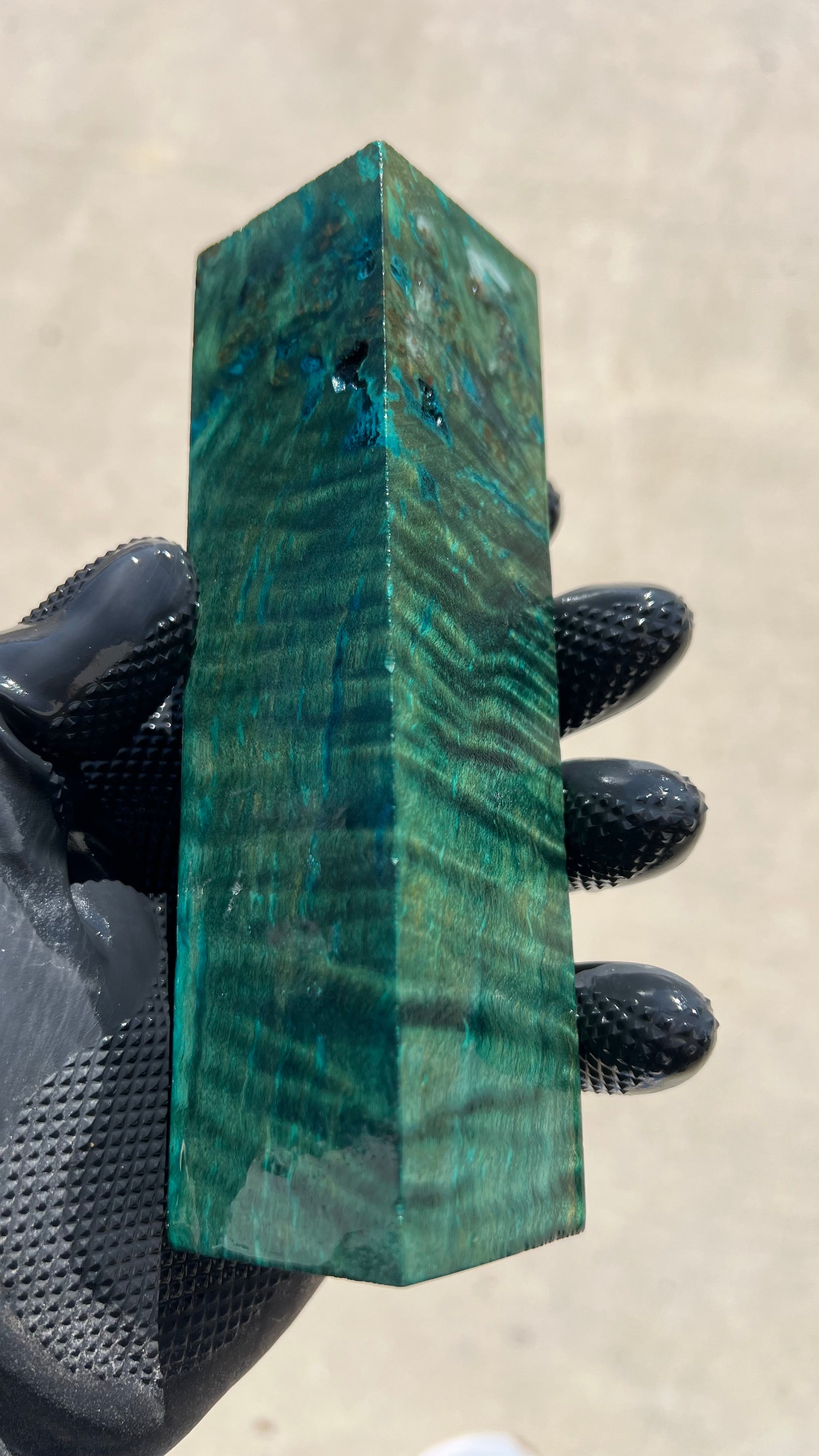 Curly Maple Block MPBB-115 (Stabilized)