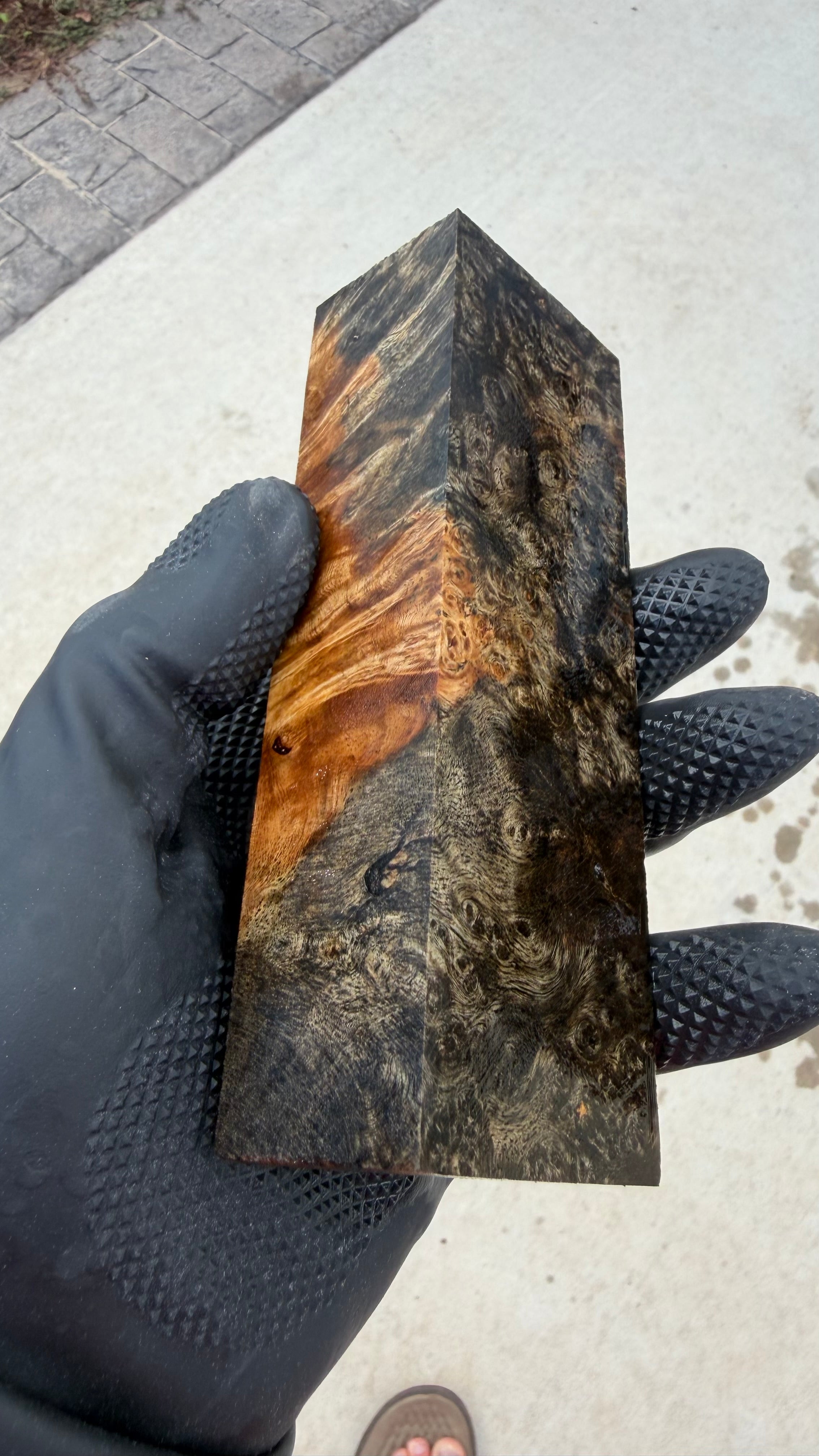 Amboyna Burl Block AYBB-043 (Stabilized)