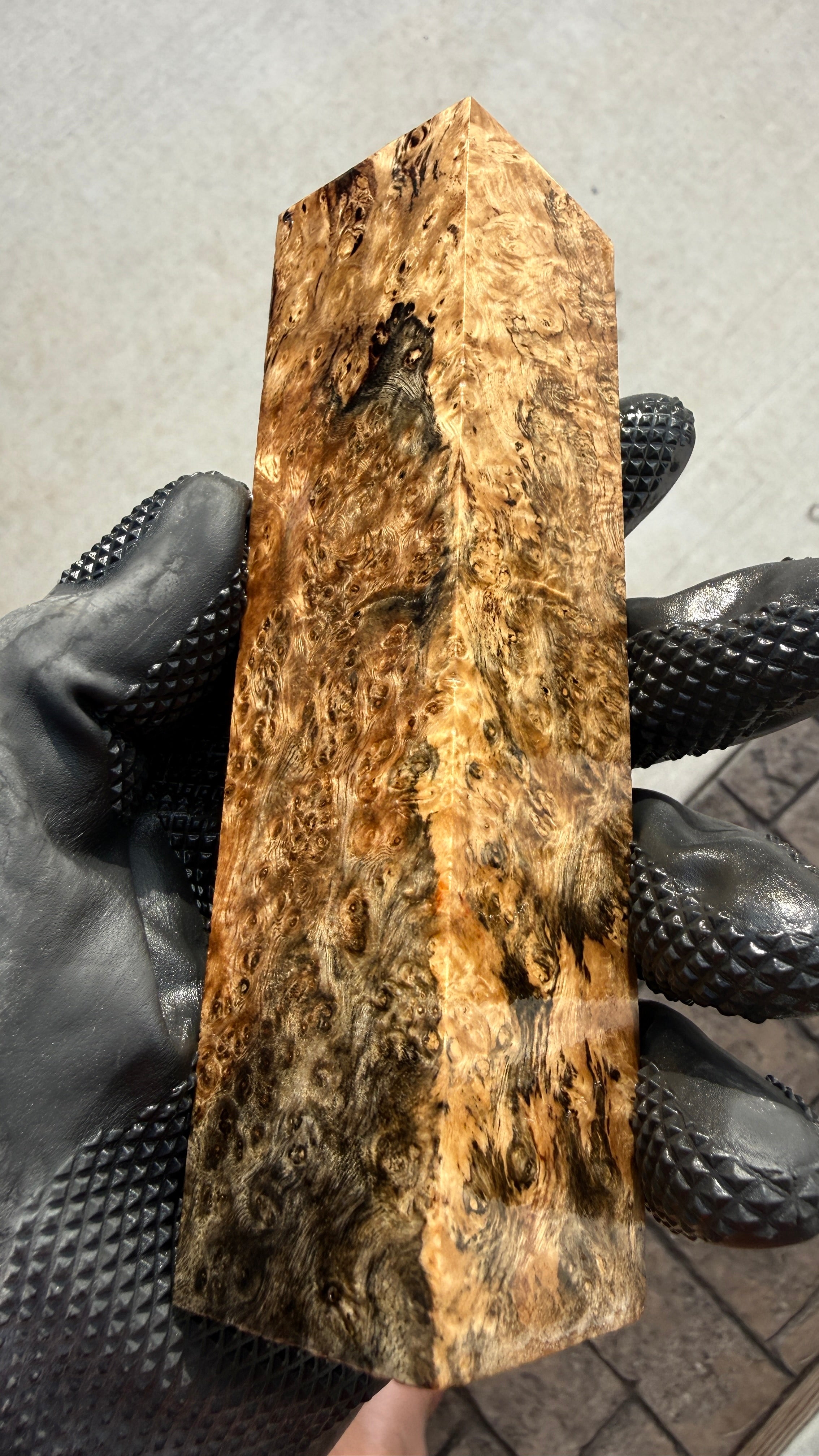 Amboyna Burl Block AYBB-068 (Stabilized)