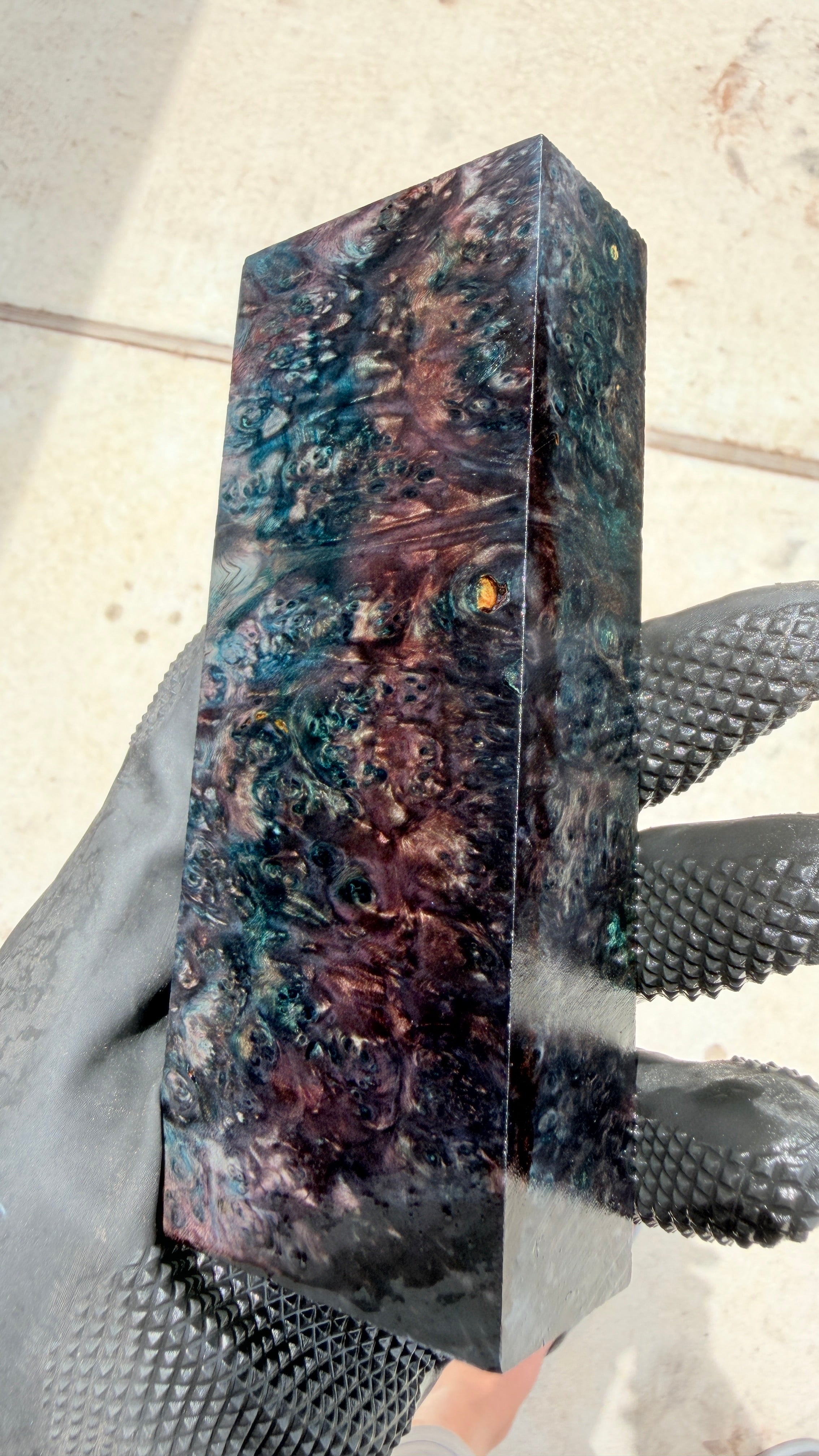 Box Elder Burl Block BEBB-199 (Stabilized)
