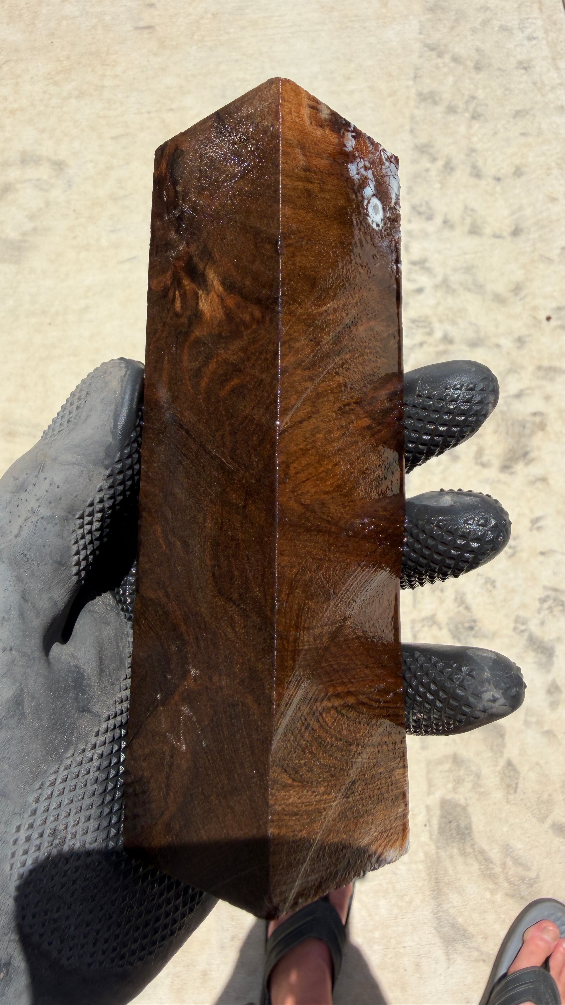 Ancient Sinker Cypress Block ASCB-182 (Stabilized)