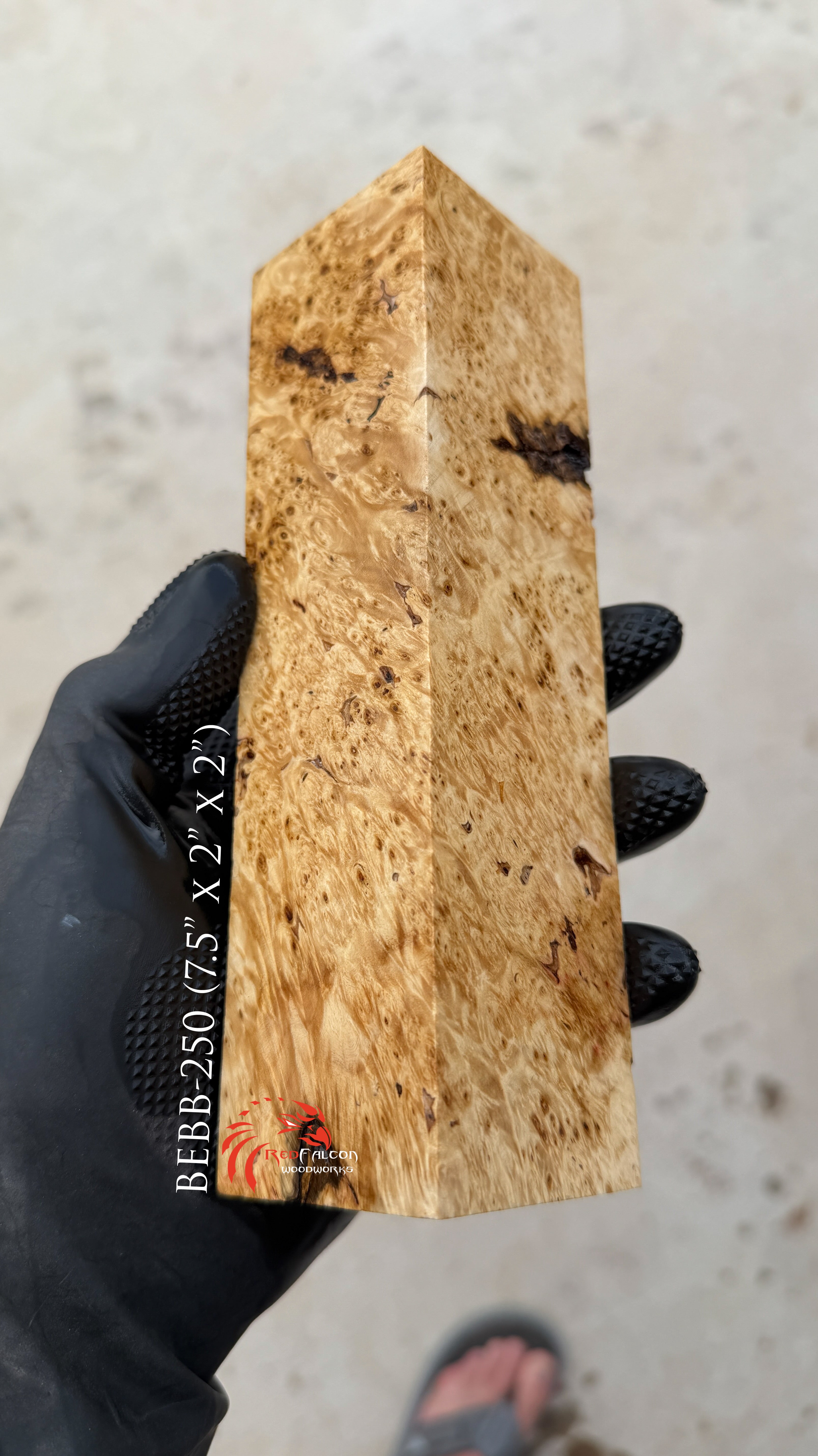 Box Elder Burl Block BEBB-250 (Stabilized)