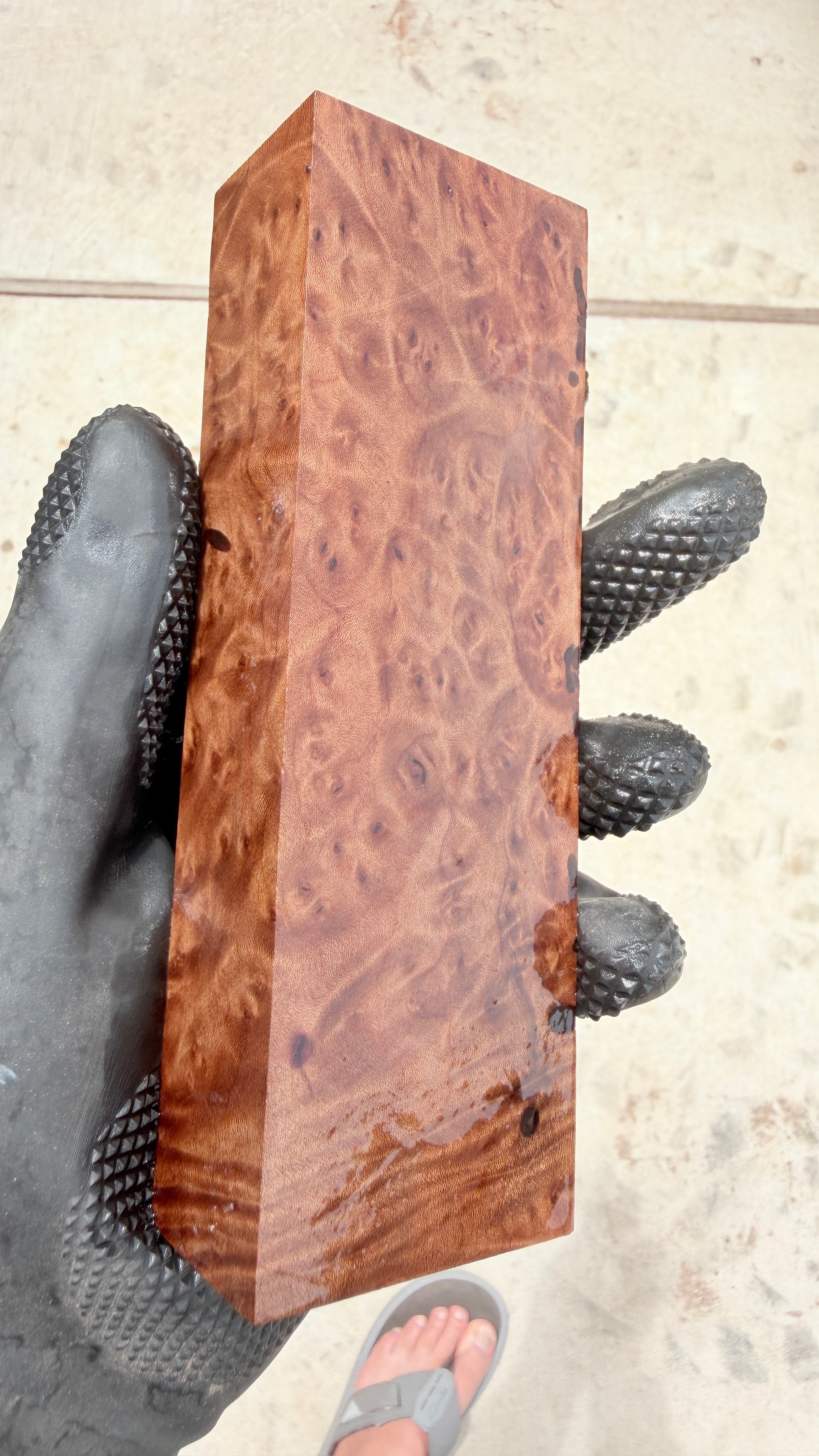 Madrone Burl Block MDBB-007 (Stabilized)