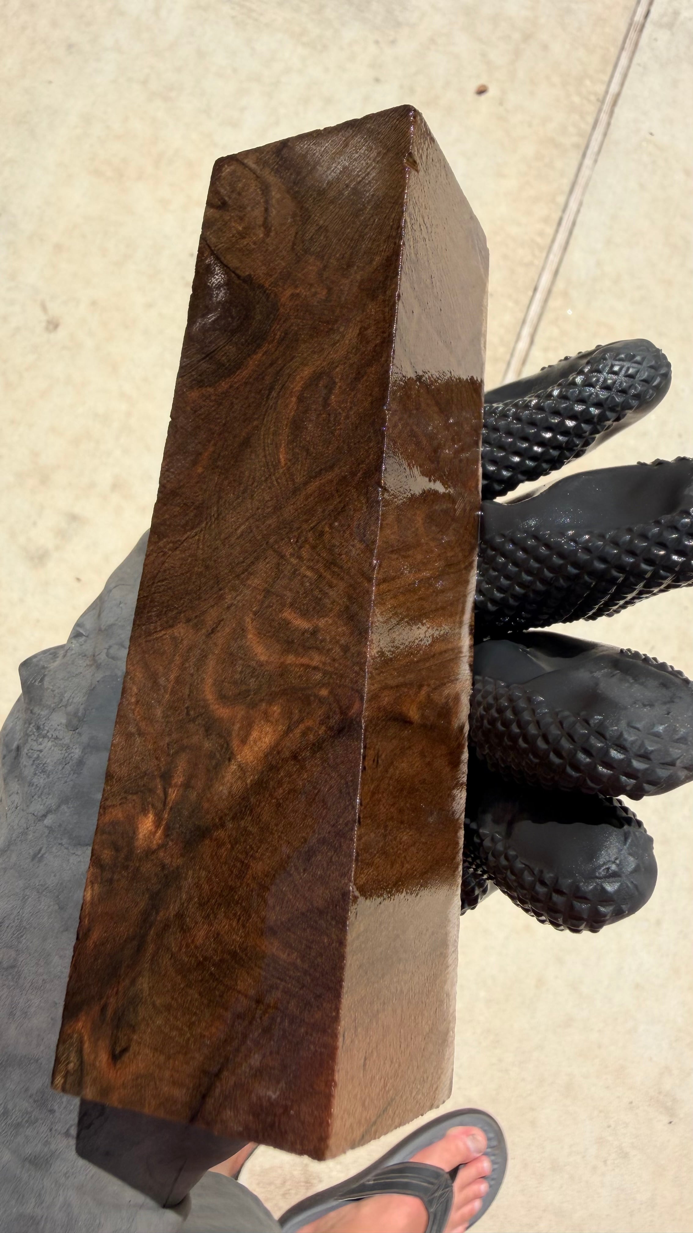 Ancient Sinker Cypress Block ASCB-183 (Stabilized)