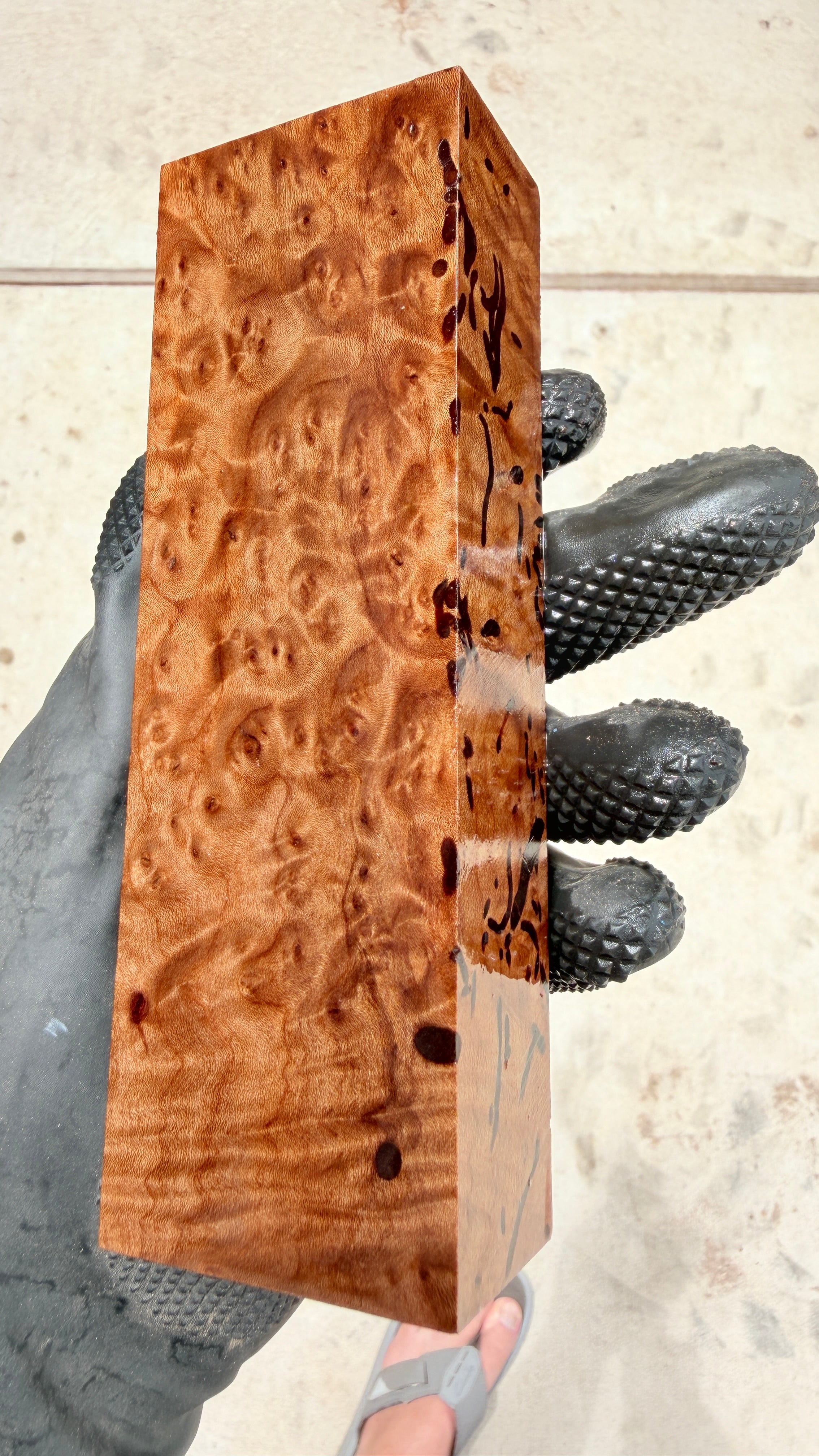 Madrone Burl Block MDBB-007 (Stabilized)