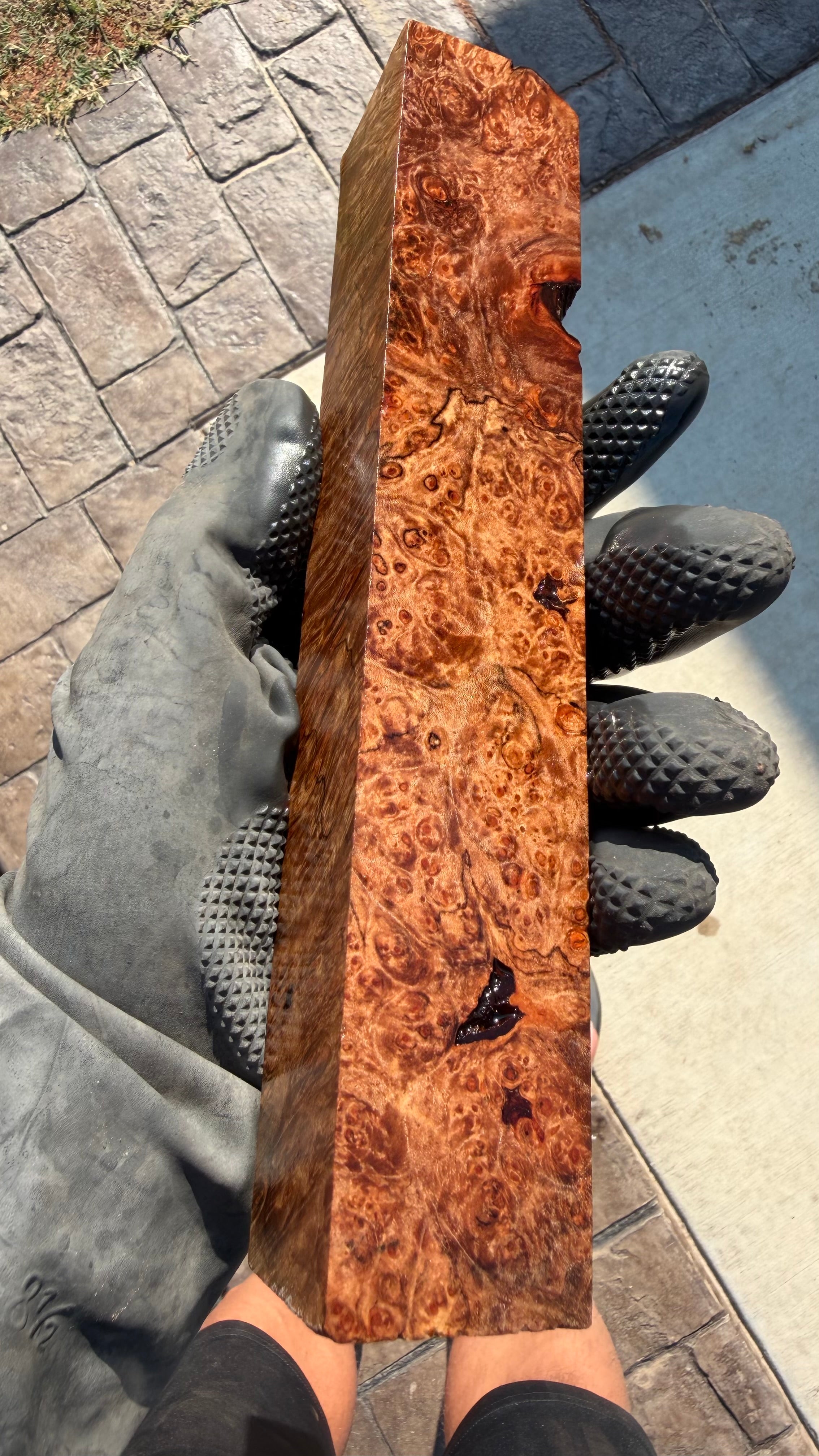 Maple Burl Block MPBB-155 (Stabilized)