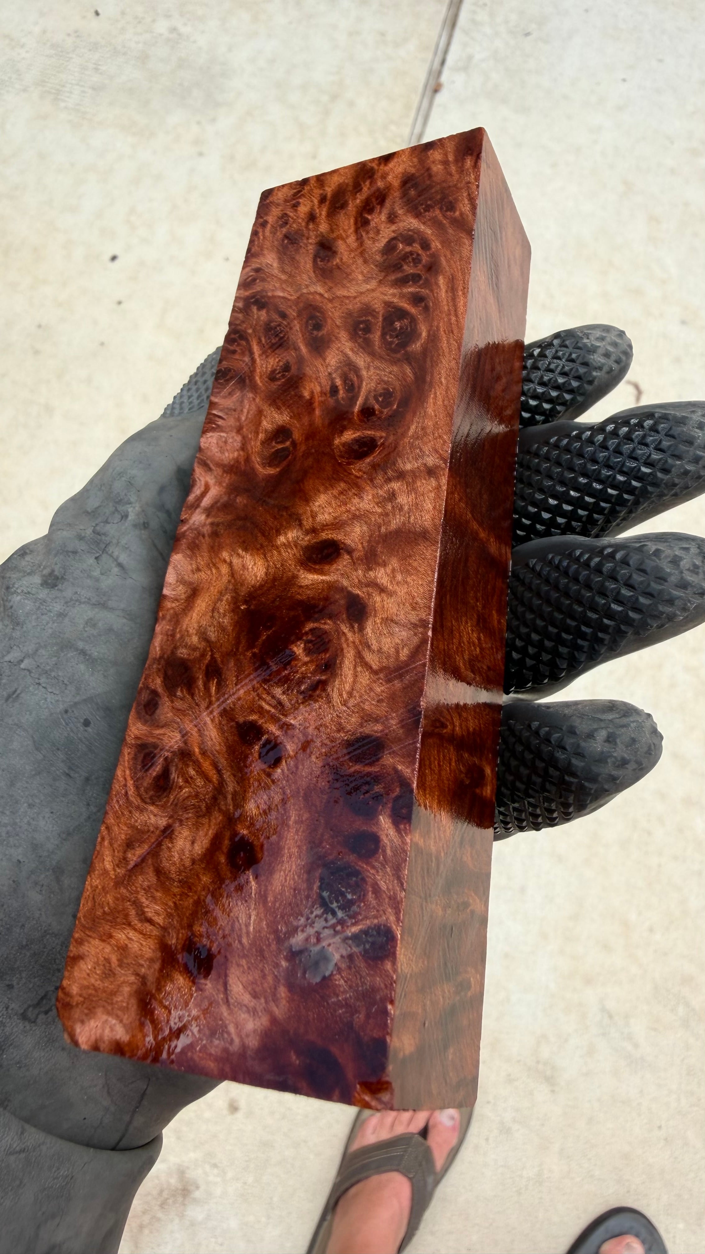 Redwood Burl Block RLBB-481 (Stabilized)