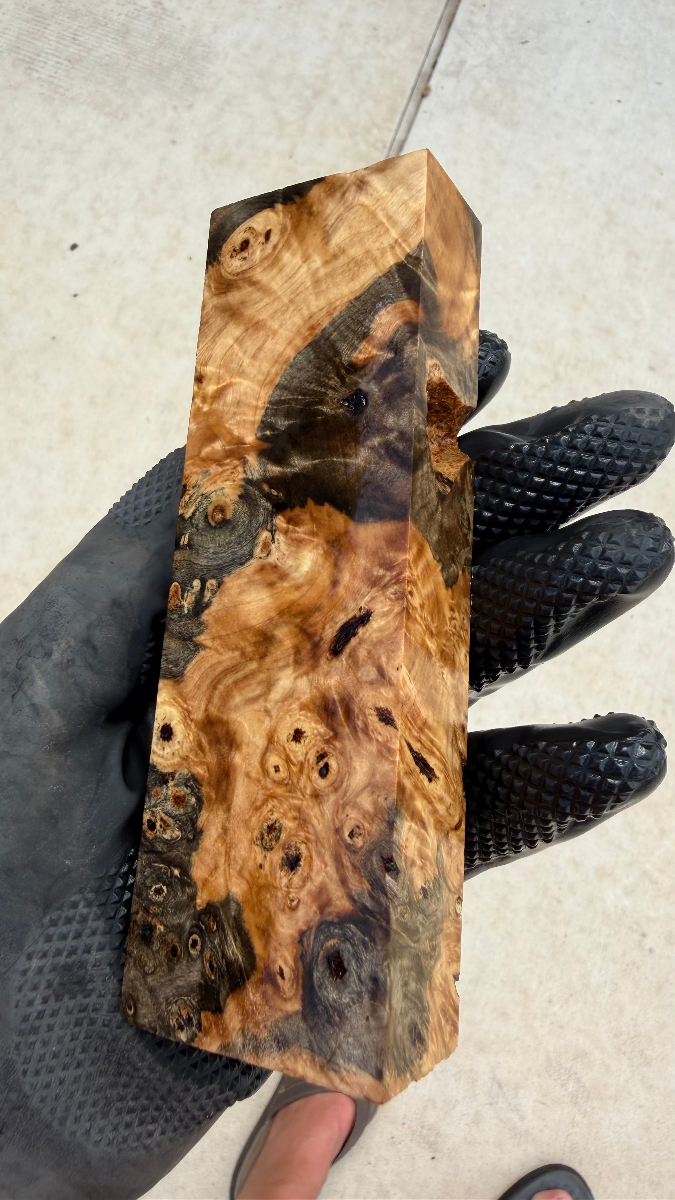 Buckeye Burl Block BBB-112 (Stabilized)