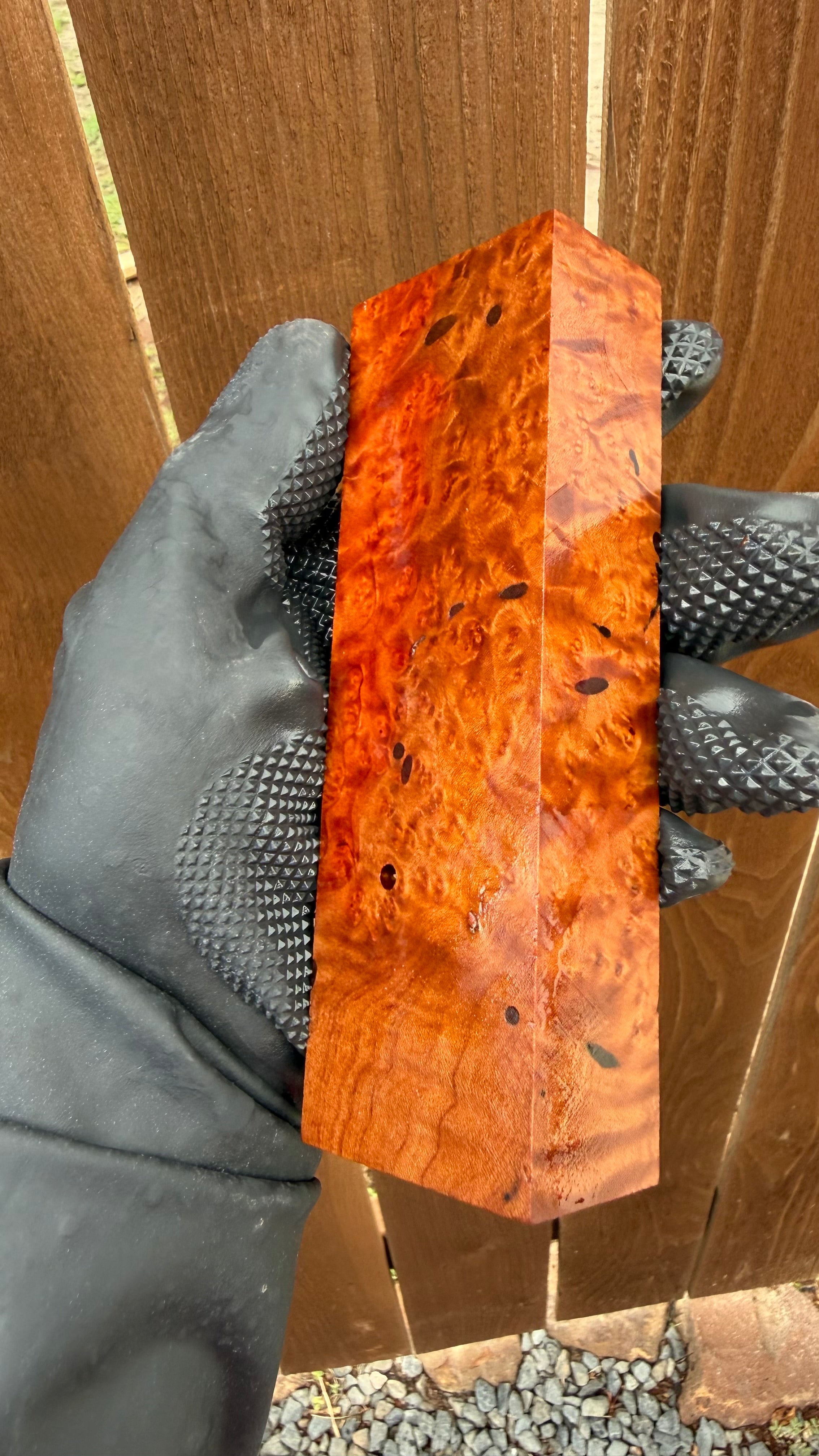 Madrone Burl Block MBB-005 (Stabilized)