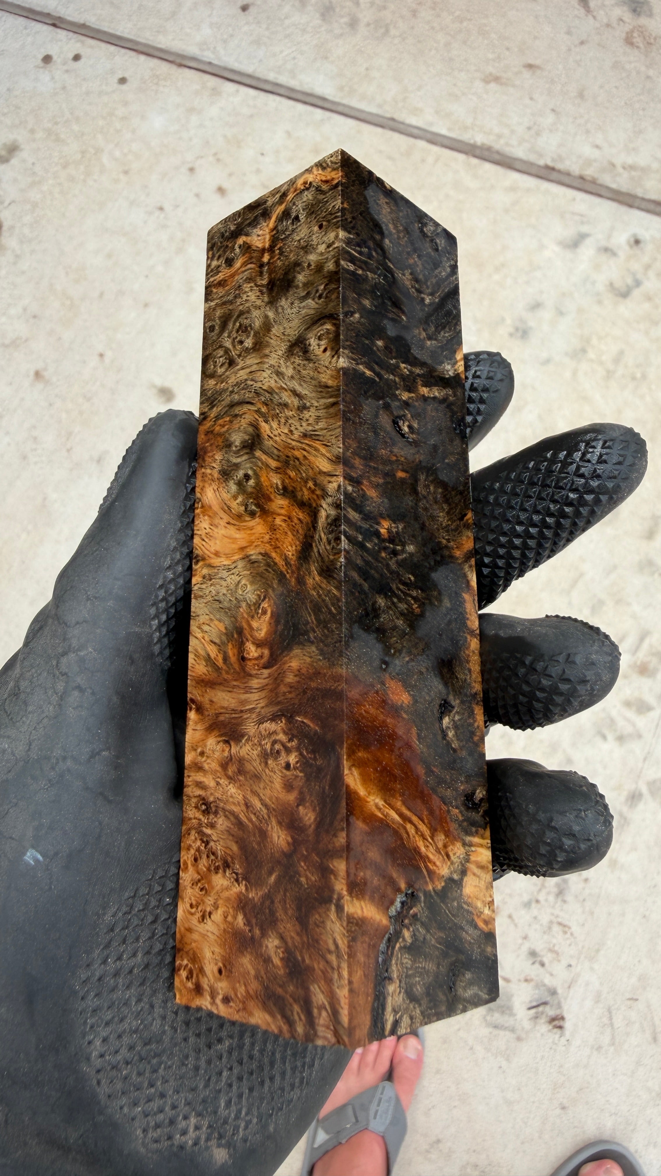 Amboyna Burl Block AYBB-000 (Stabilized)