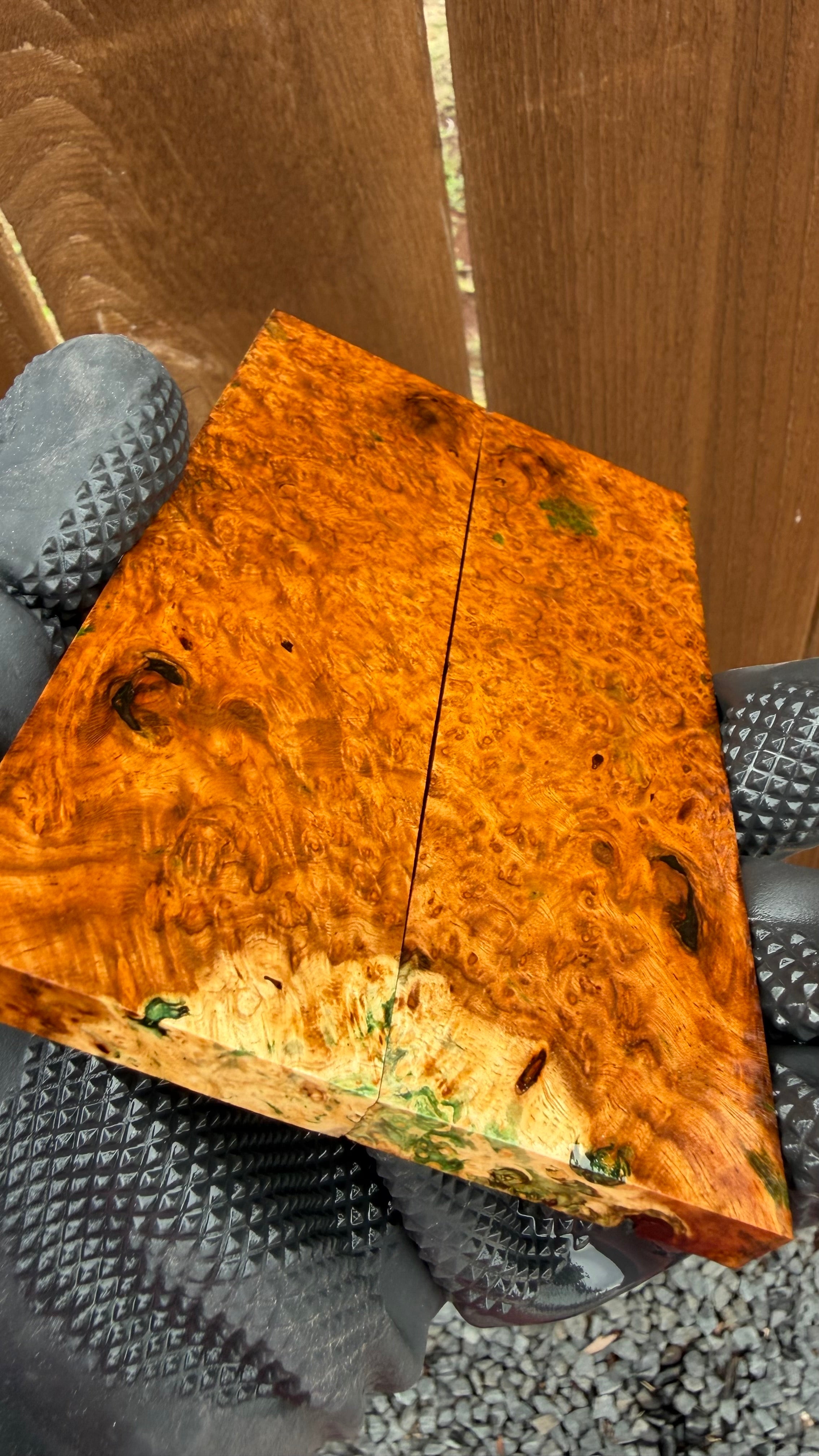 Amboyna Burl Scales AYBS-003 (Stabilized)