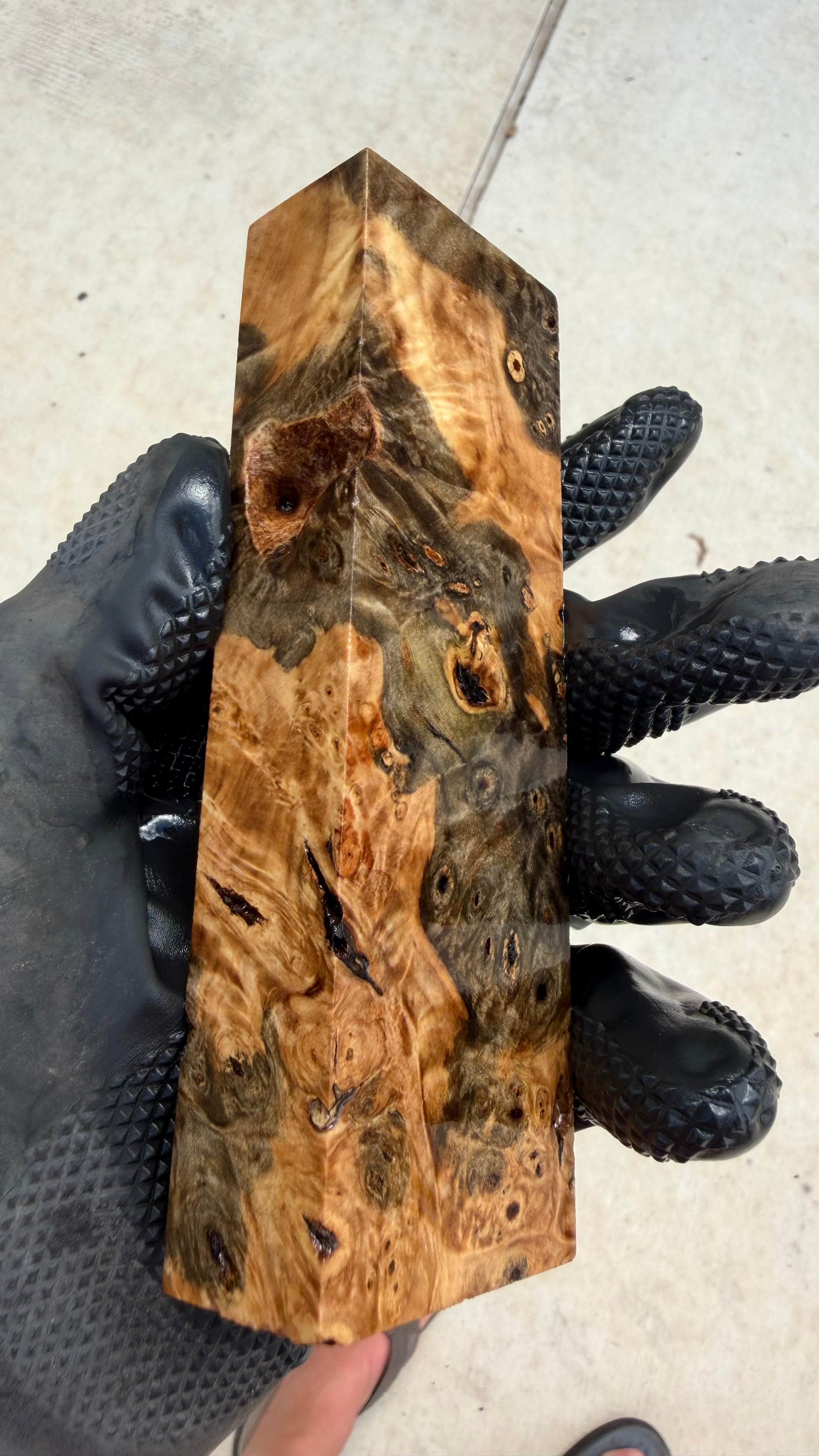Buckeye Burl Block BBB-112 (Stabilized)