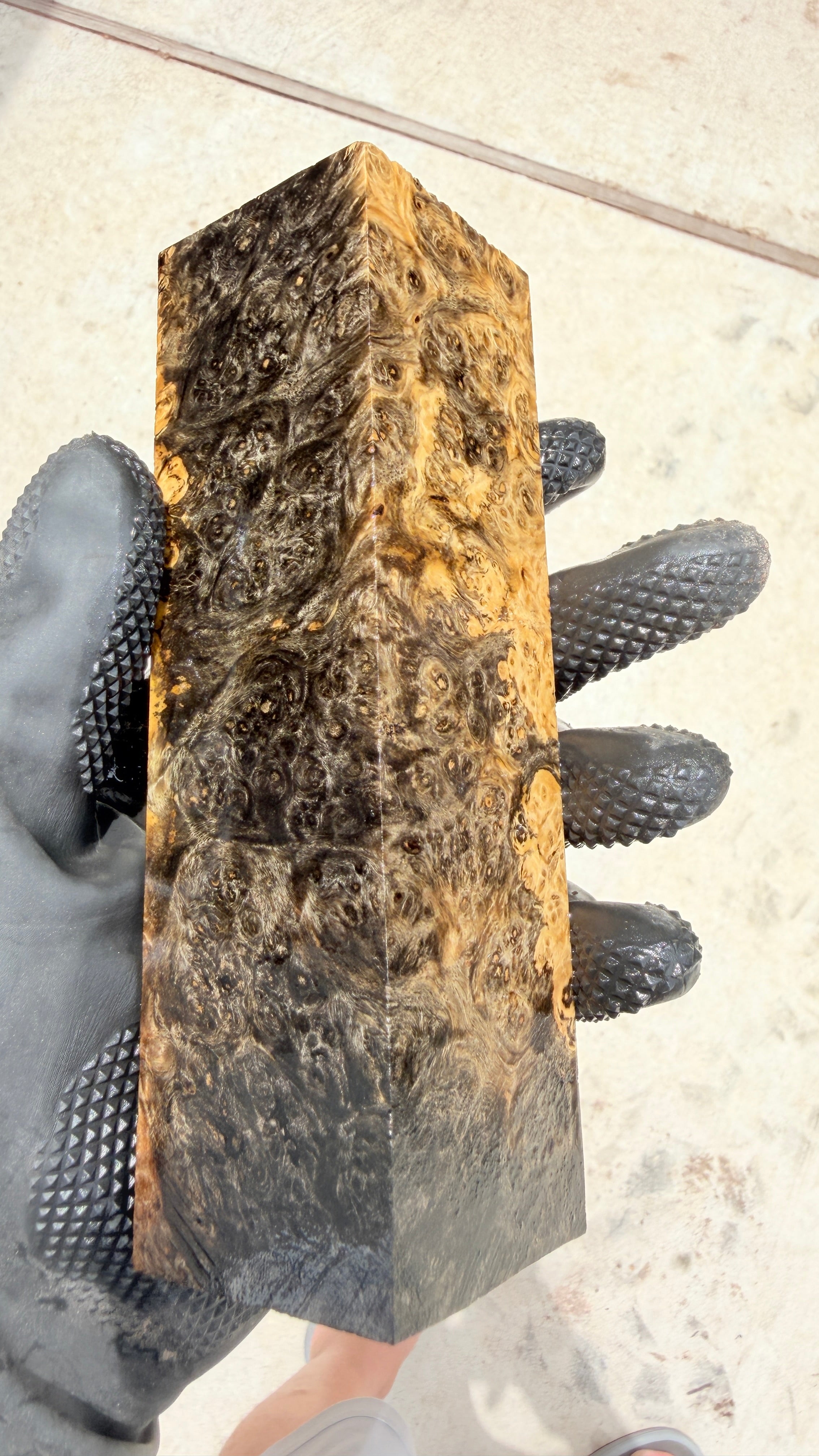 Amboyna Burl Block AYBB-026 (Stabilized)