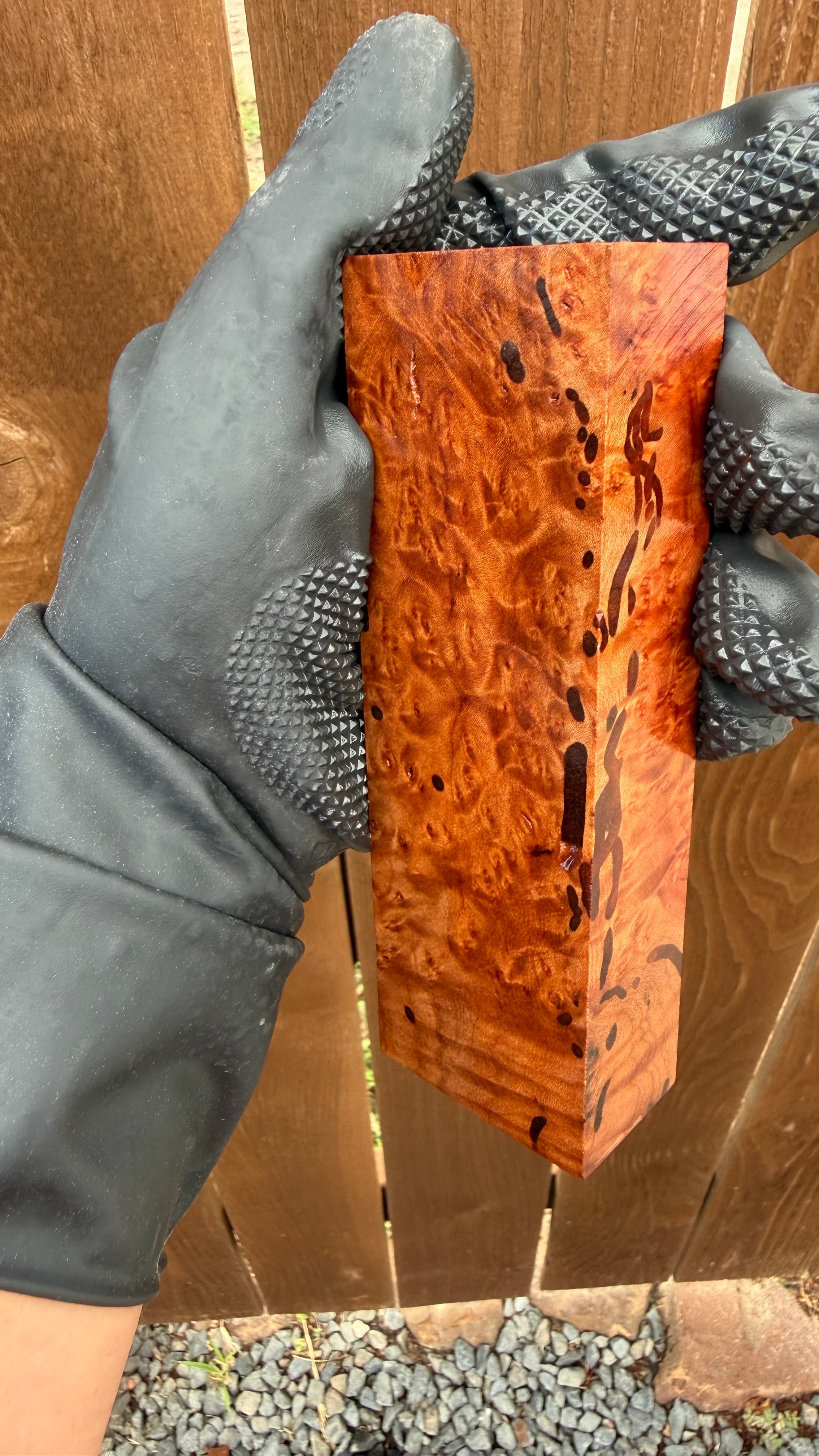 Madrone Burl Block MBB-005 (Stabilized)