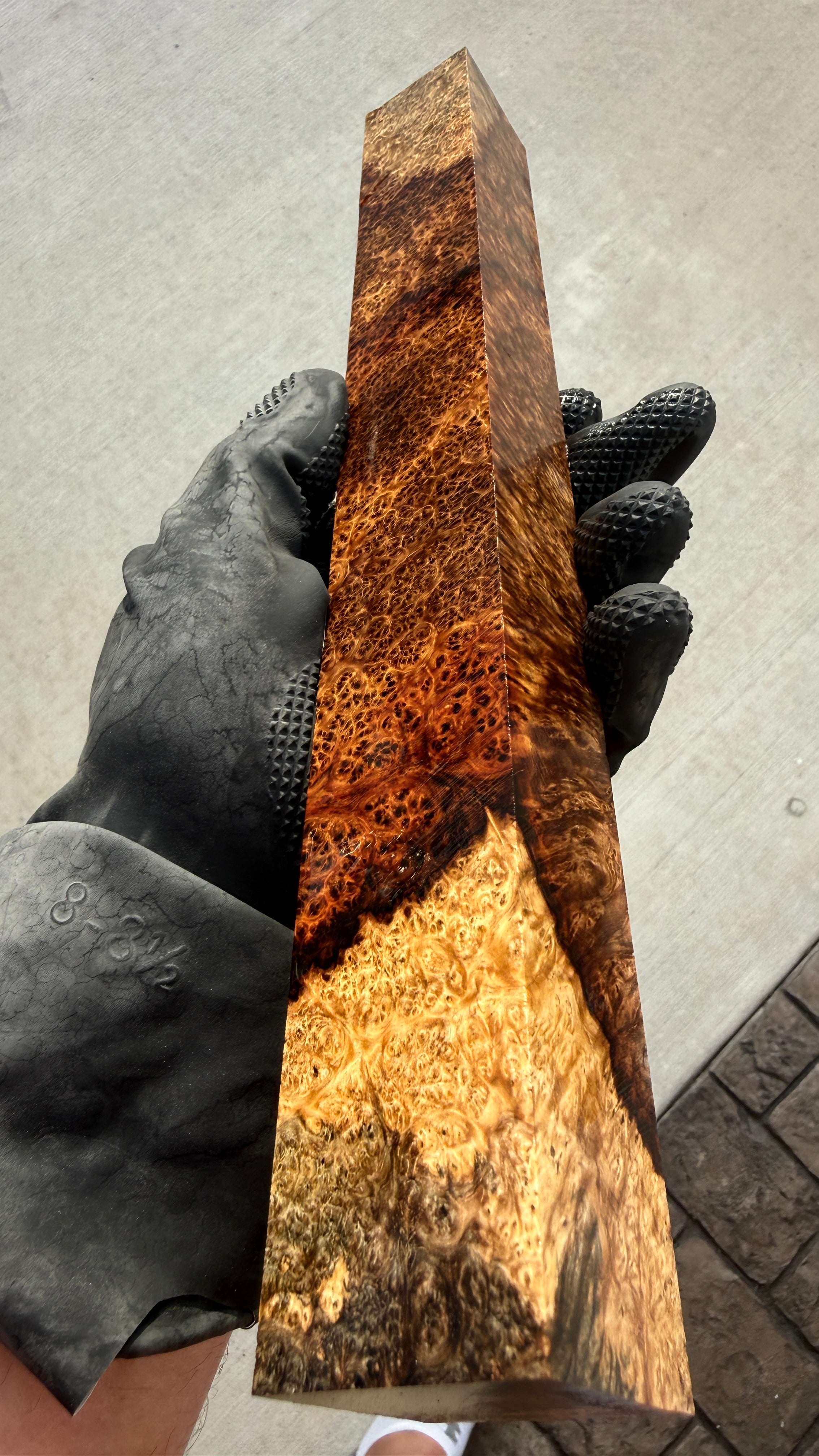 Amboyna Burl Block AYBB-075 (Stabilized)