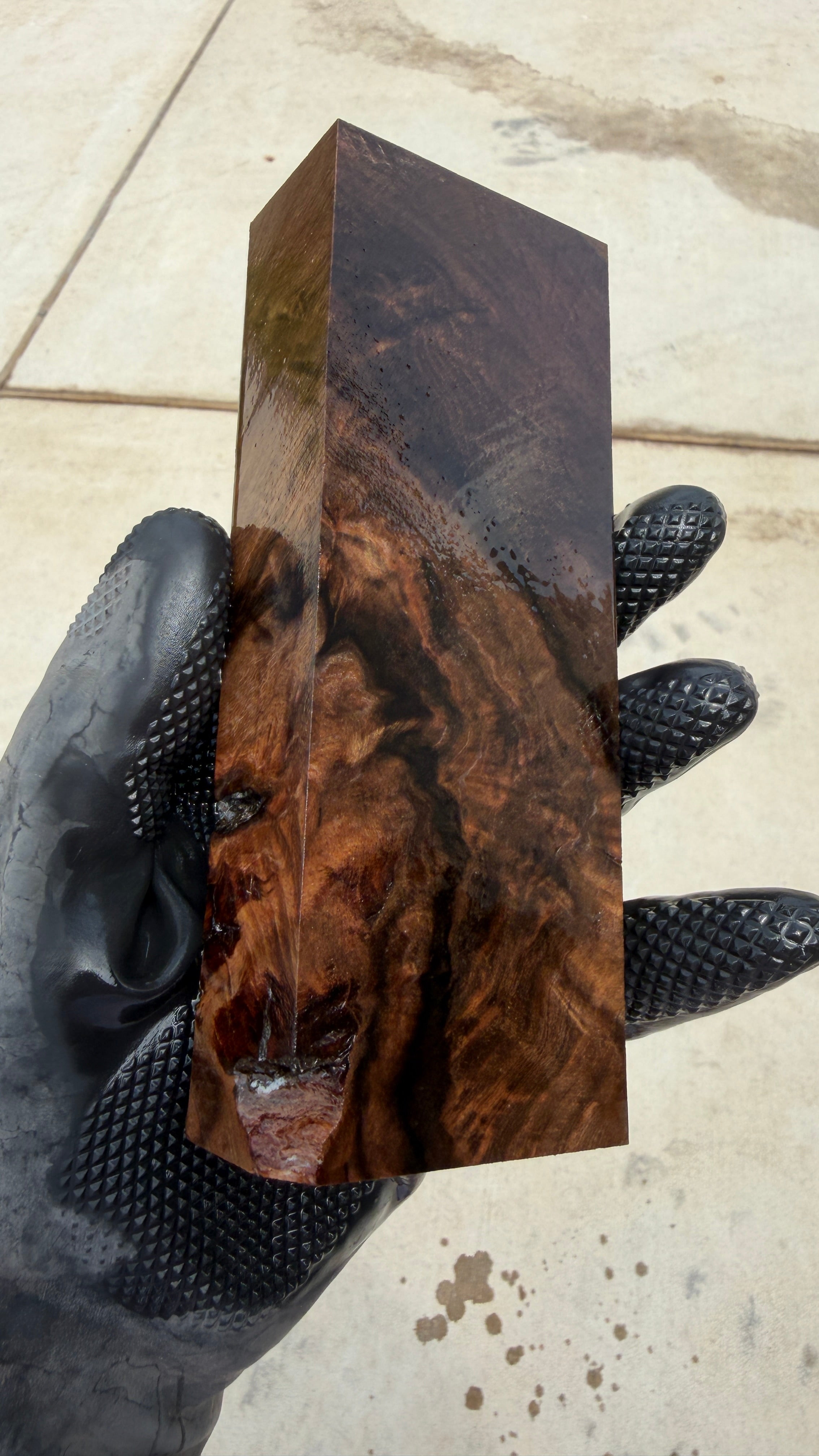 Ancient Sinker Cypress Block ASCB-220 (Stabilized)