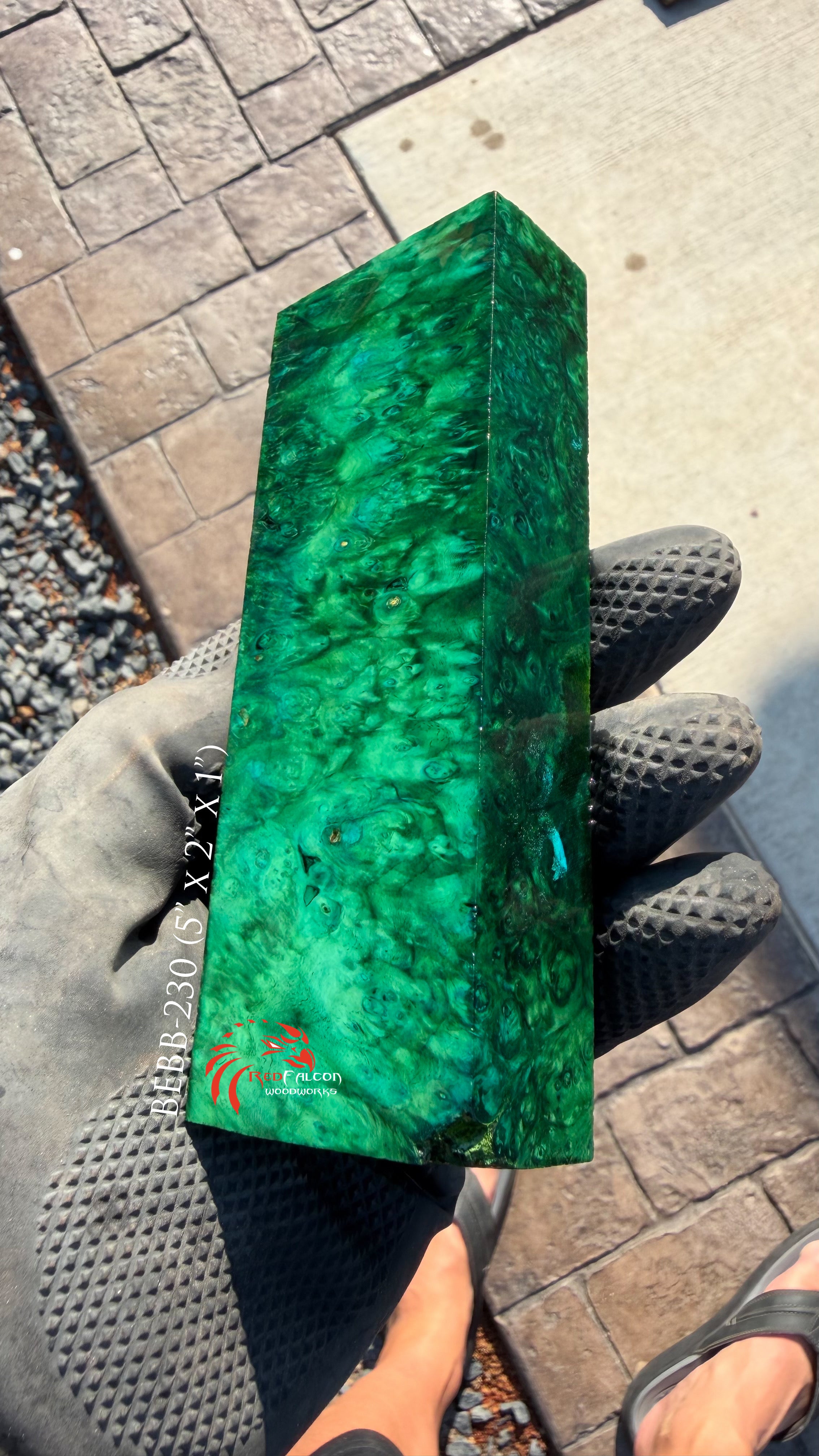 Box Elder Burl Block BEBB-230 (Stabilized)
