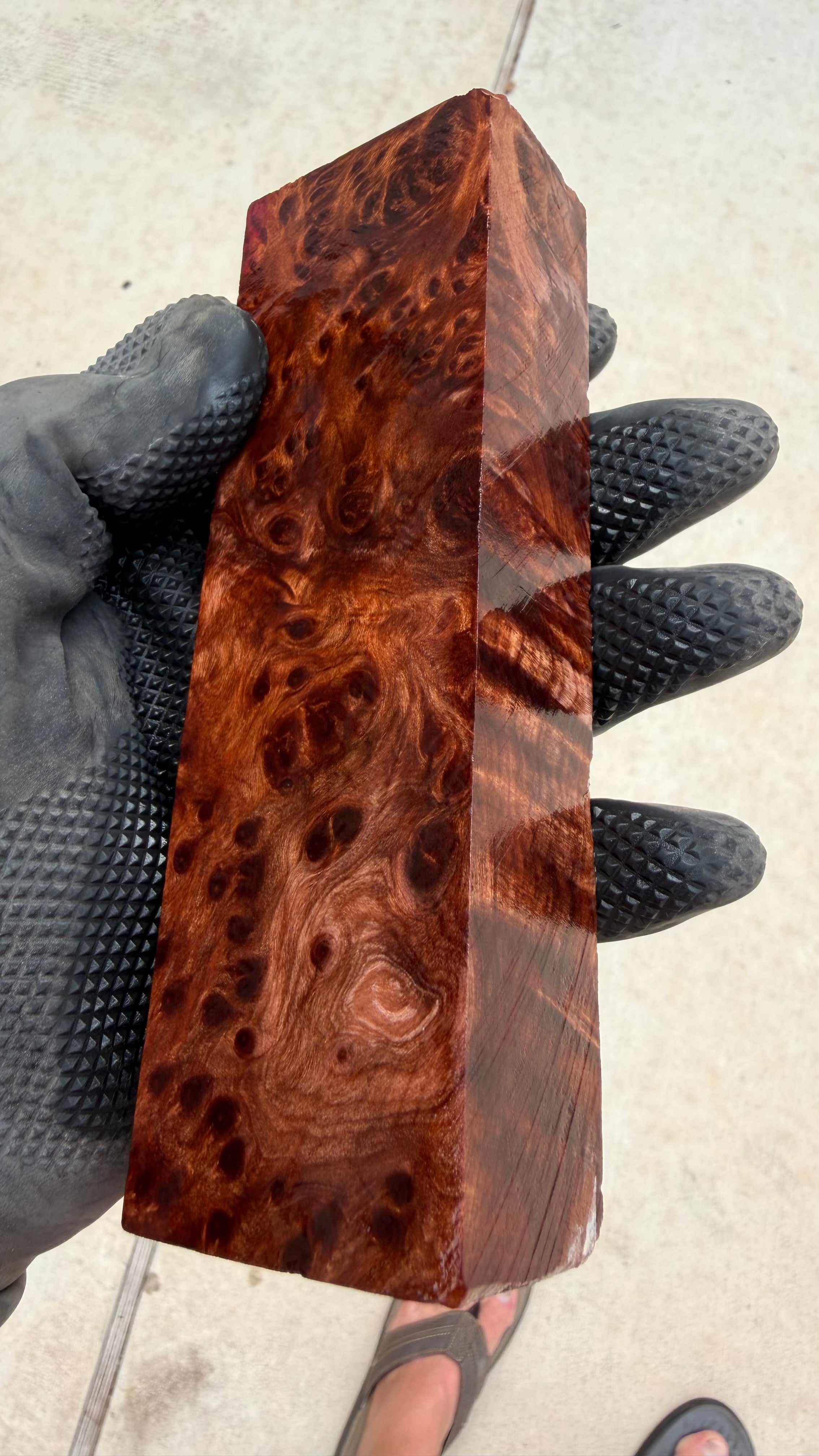 Redwood Burl Block RLBB-481 (Stabilized)