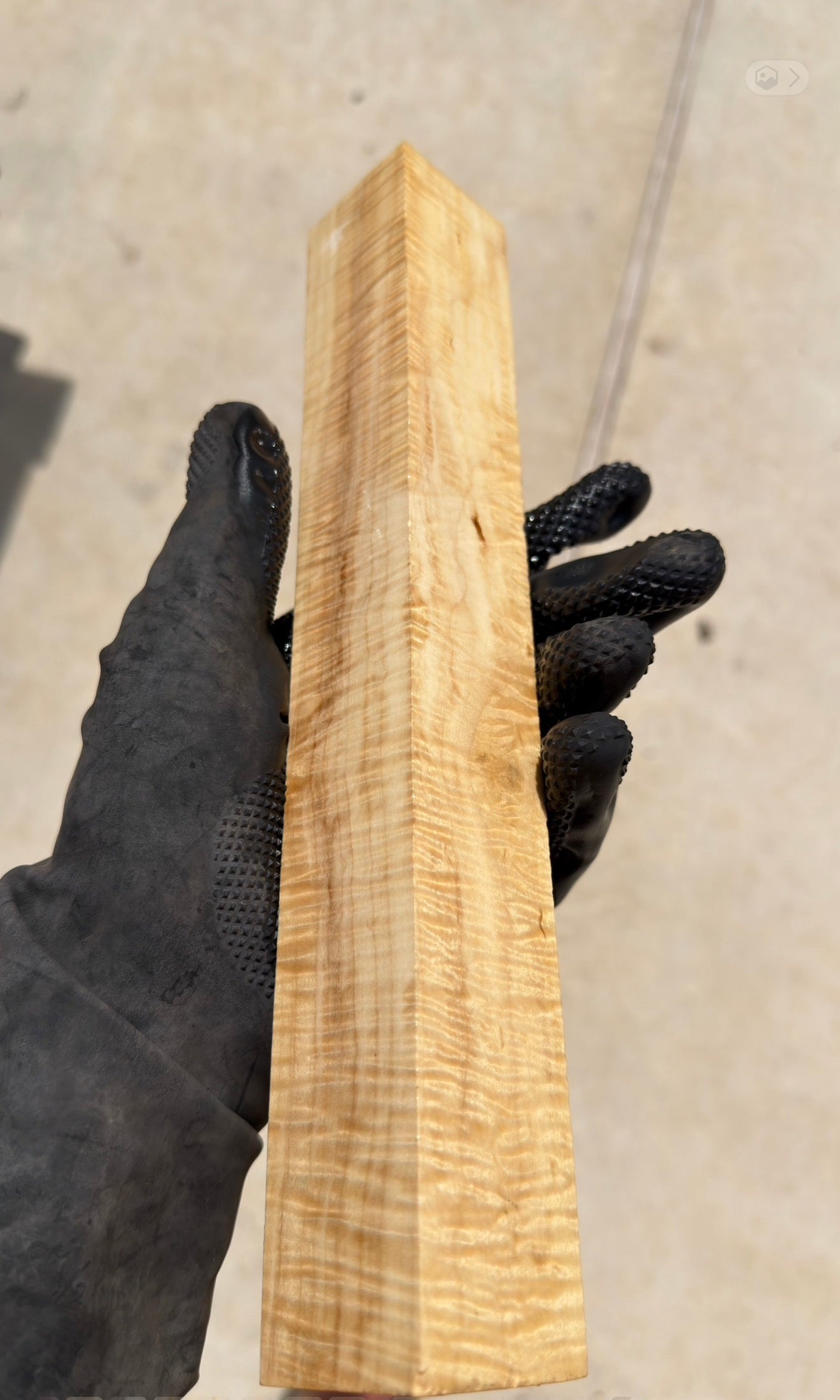 Curly Box Elder Block CBEB-003 (Stabilized)