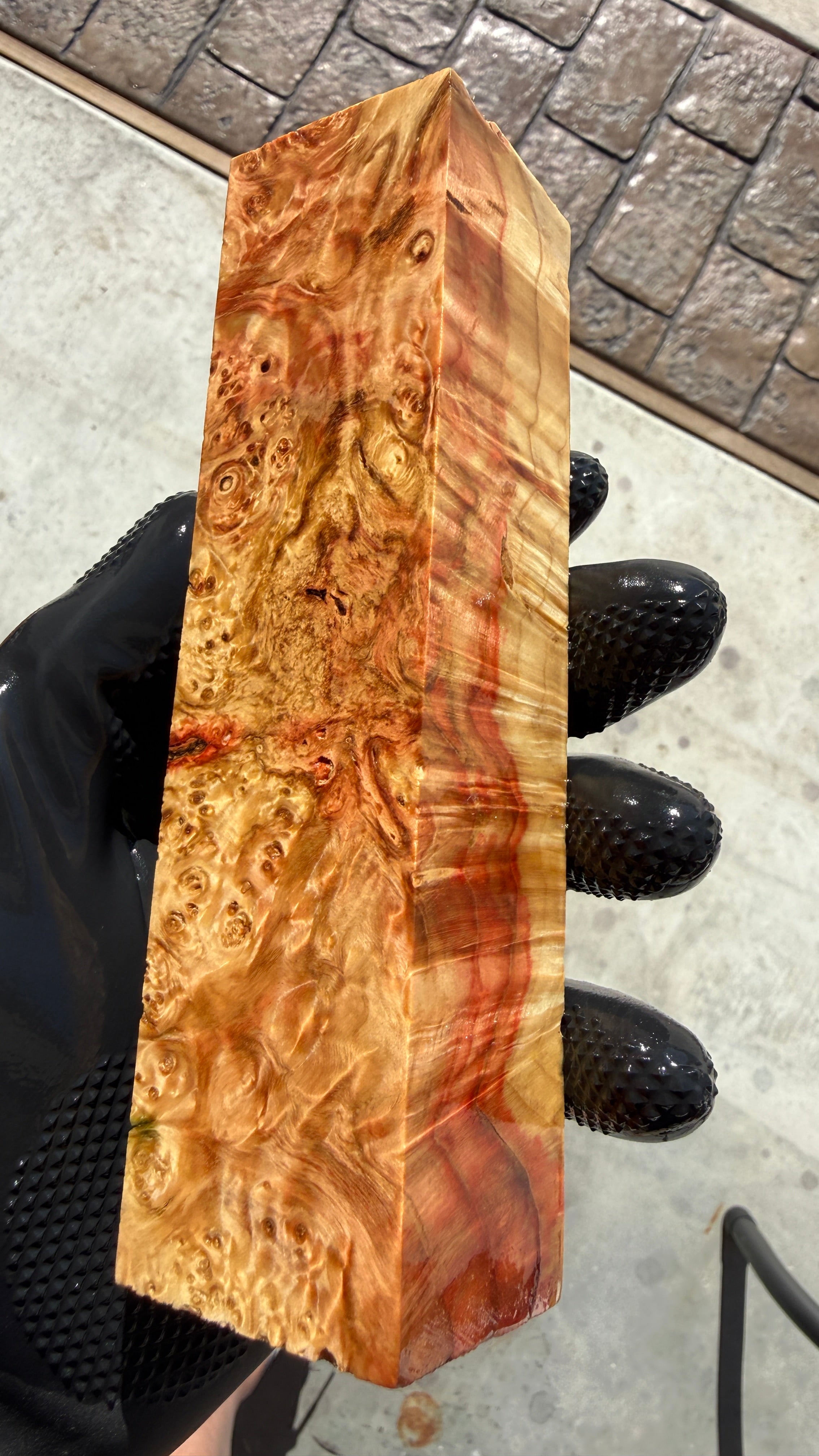 Box Elder Burl Block BEBB-160 (Stabilized)