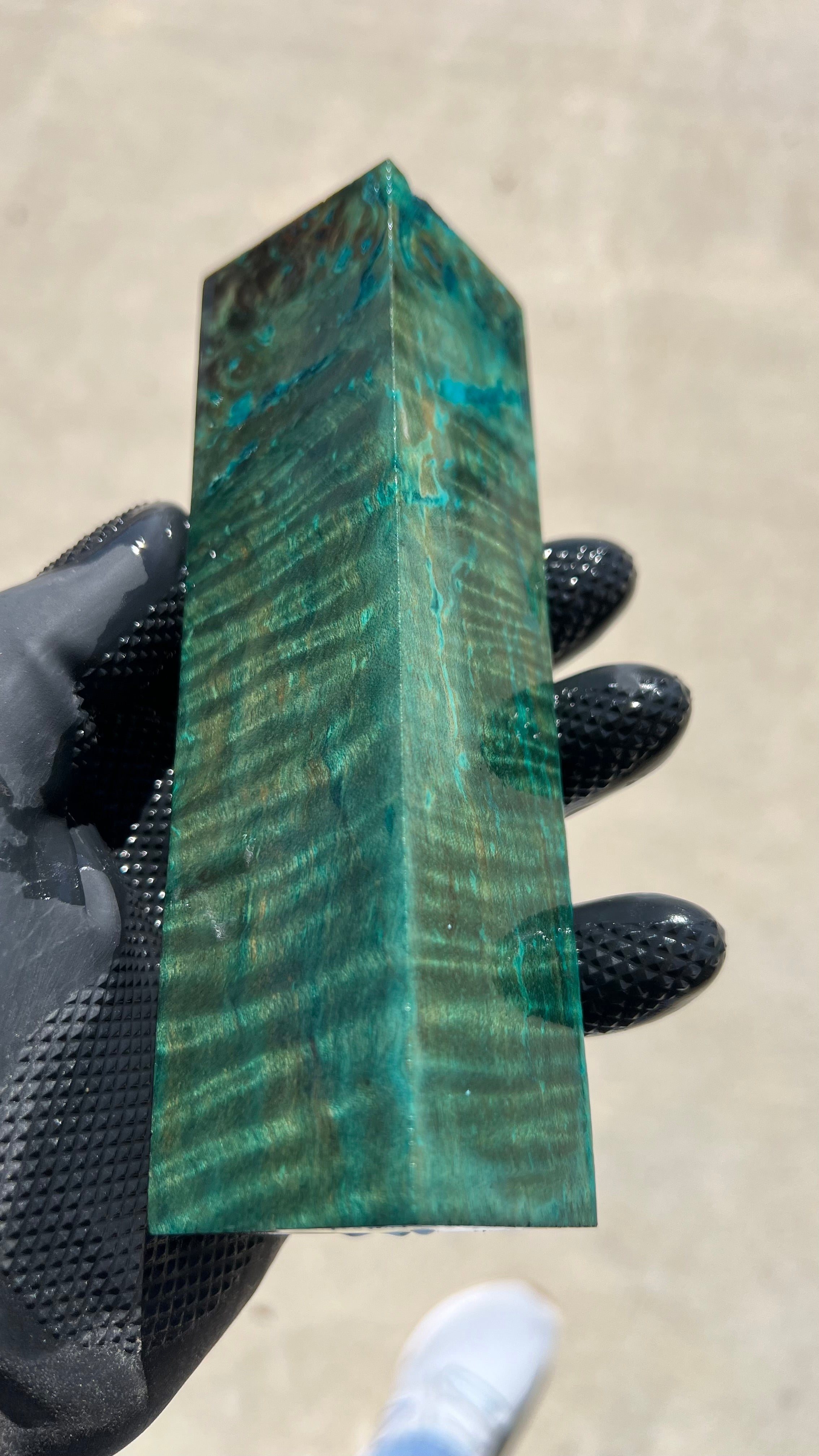 Curly Maple Block MPBB-115 (Stabilized)