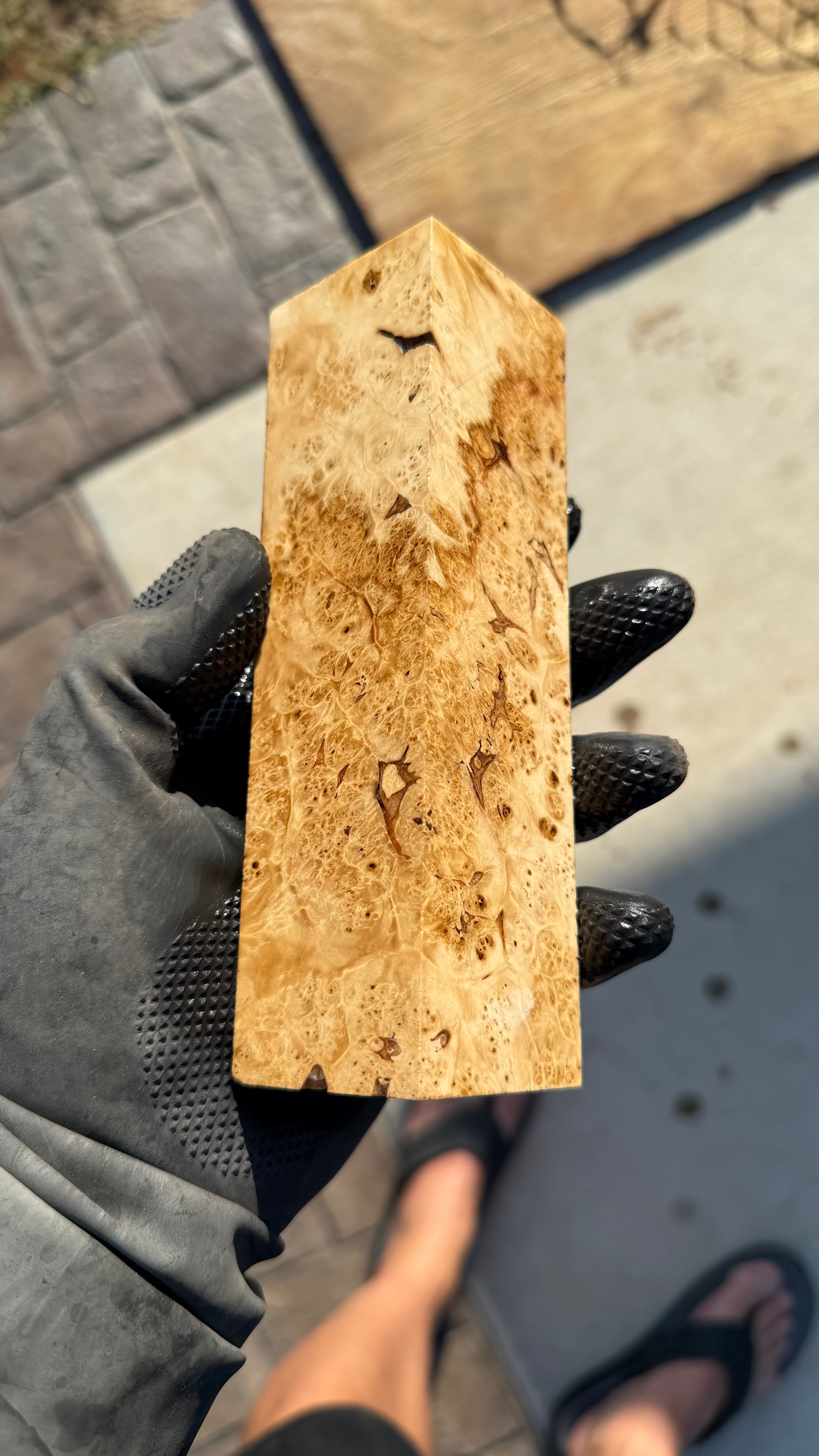 Box Elder Burl Block BEBB-247 (Stabilized)