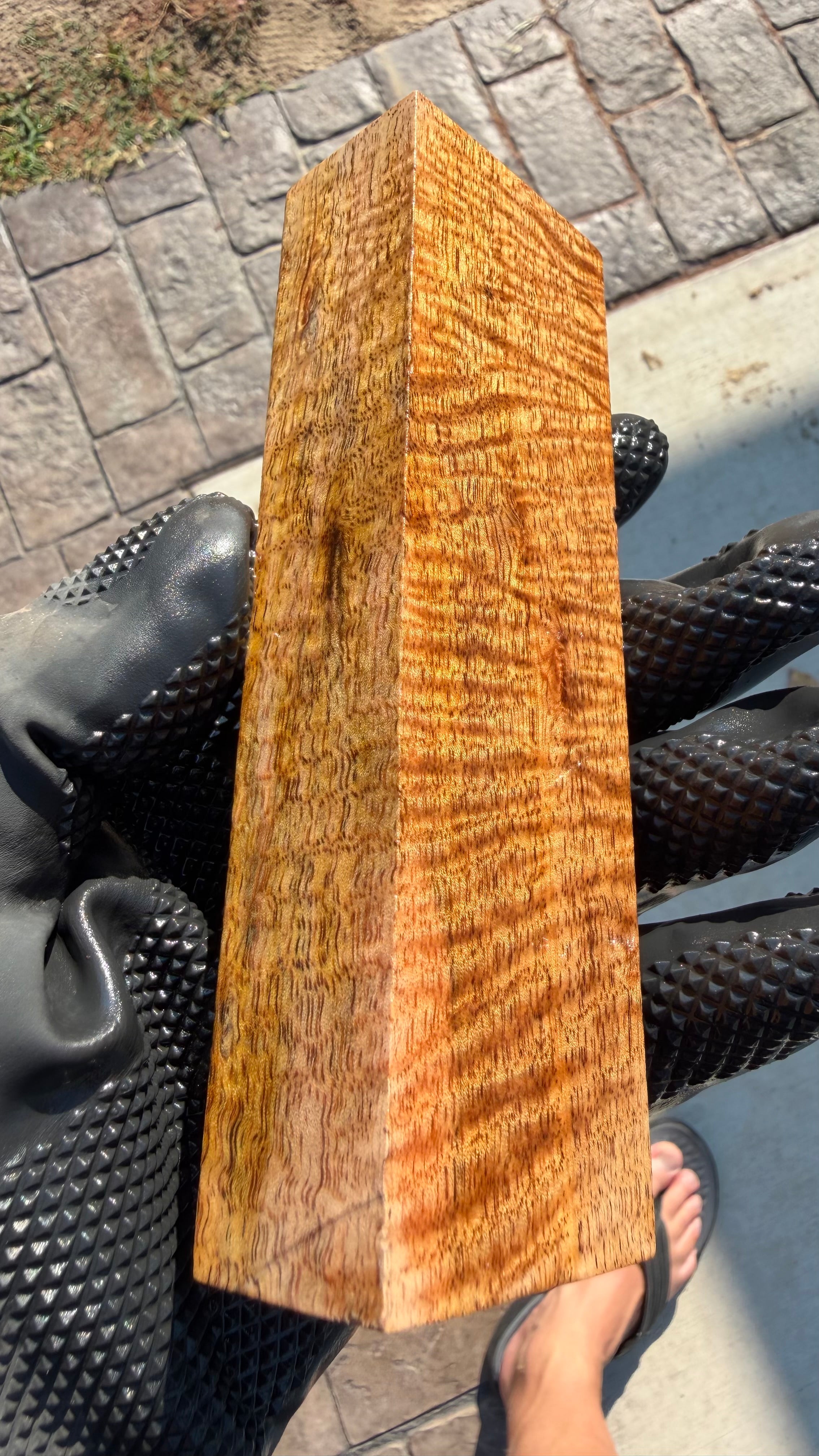 Curly Mango Block COMB-017 (Stabilized)