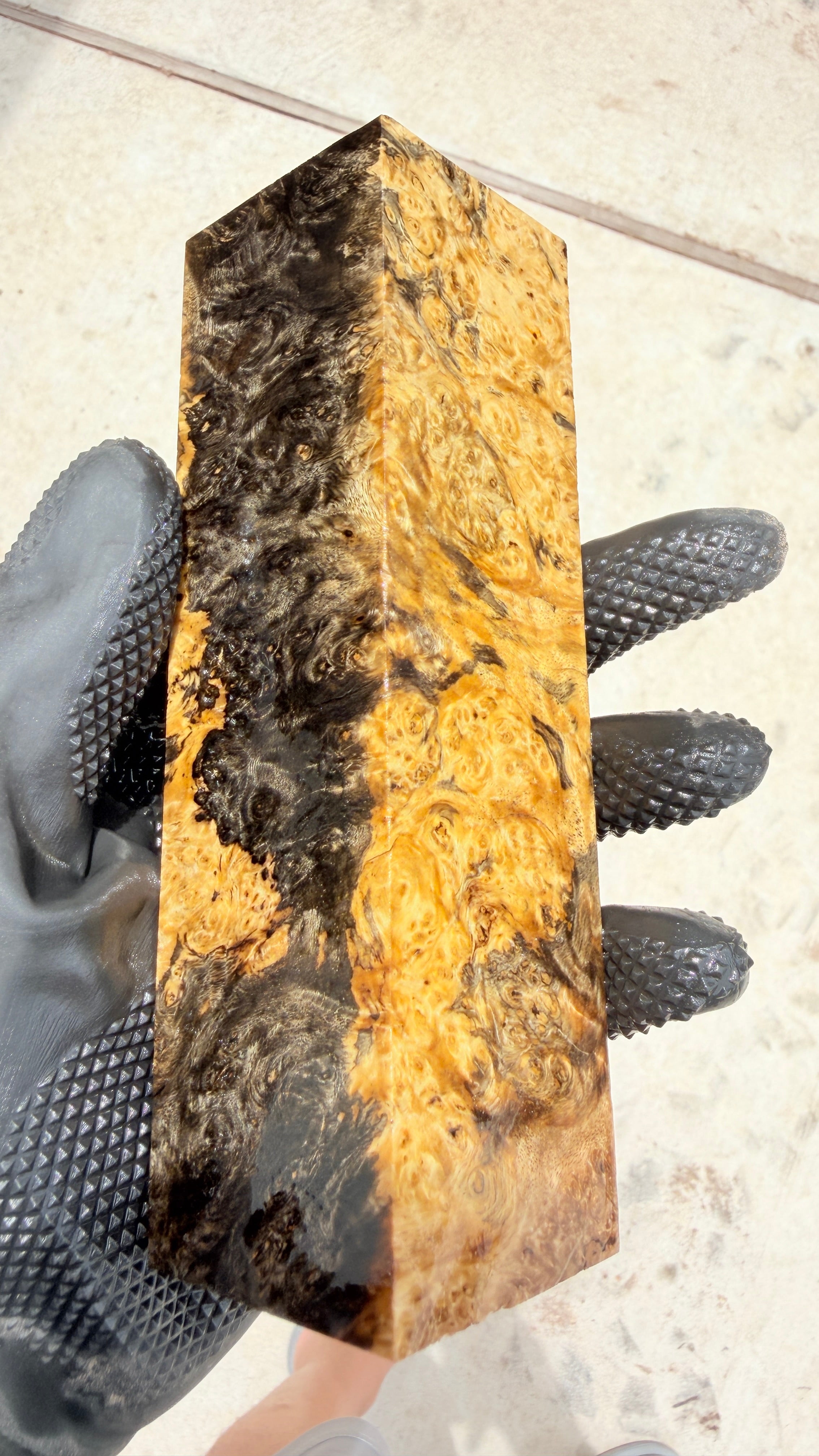 Amboyna Burl Block AYBB-026 (Stabilized)
