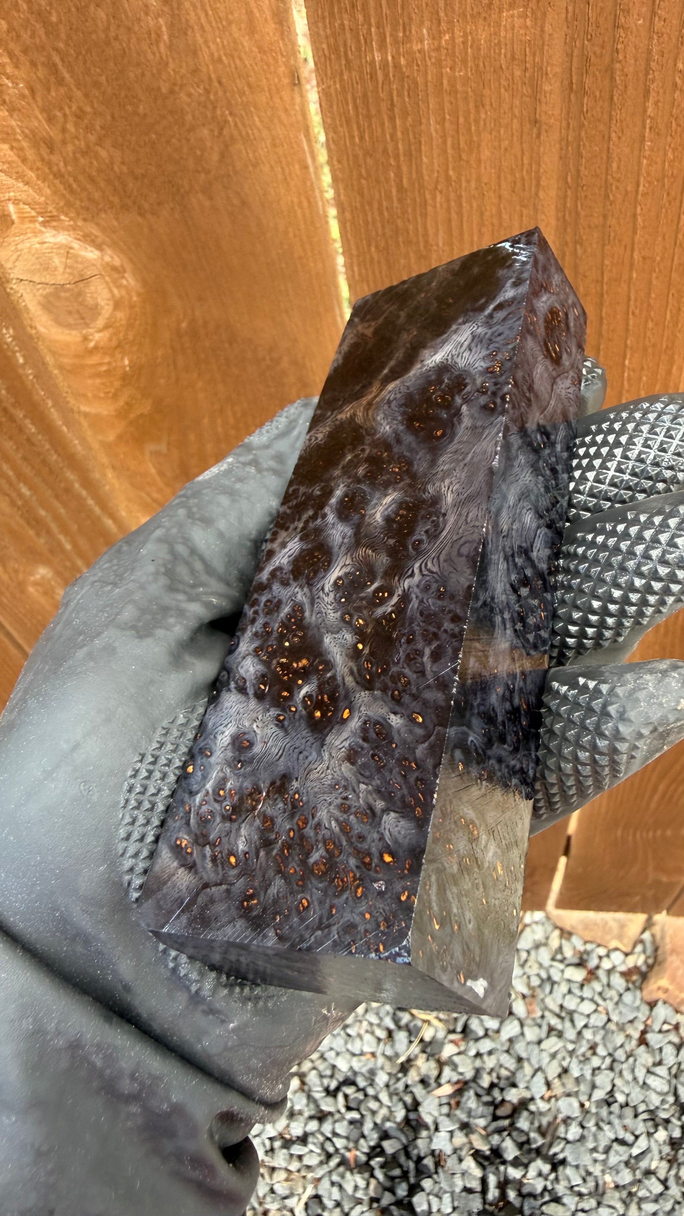 Amboyna Burl Block AYBB-016 (Stabilized)
