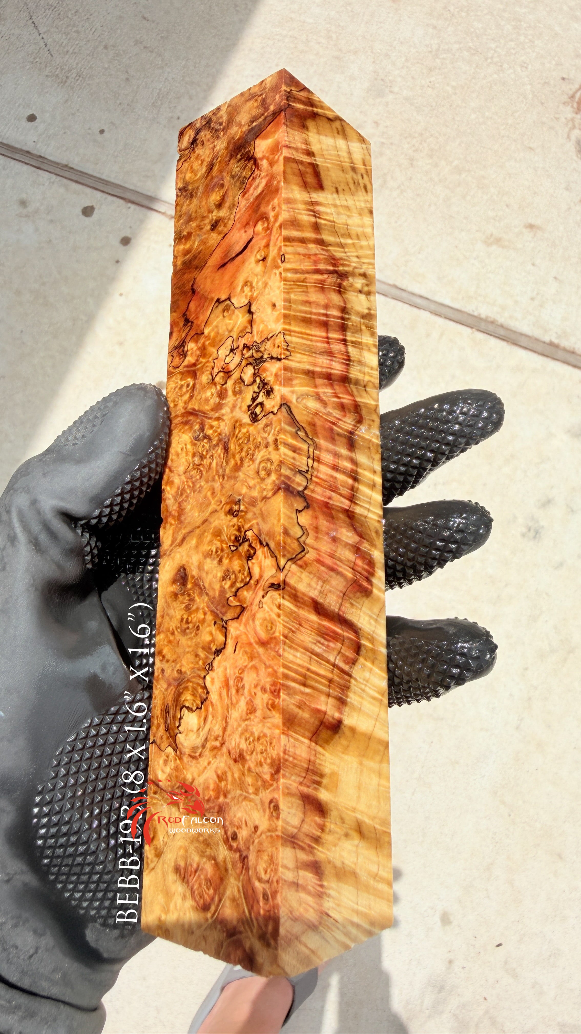 Box Elder Burl Block BEBB-193 (Stabilized)