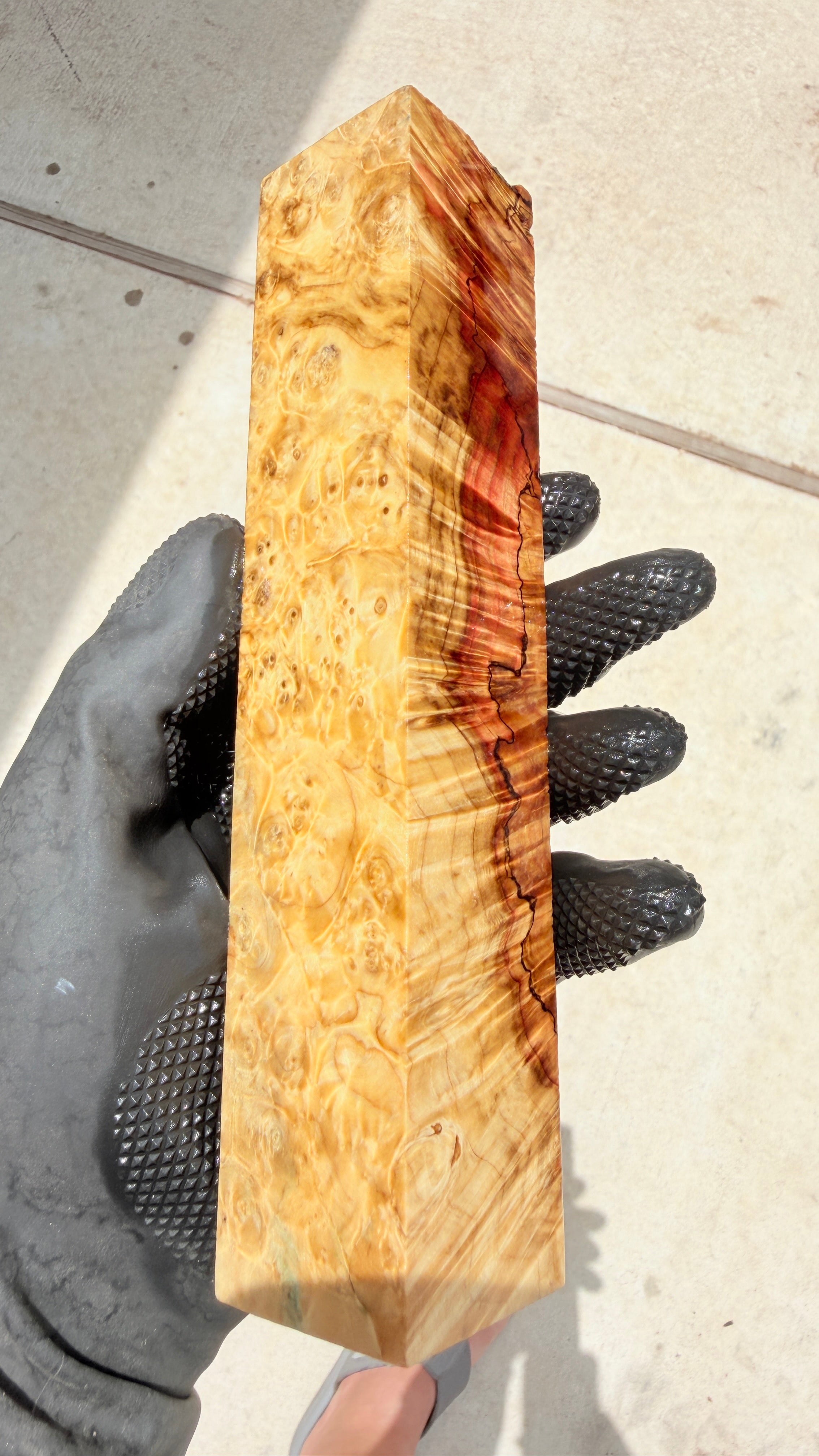 Box Elder Burl Block BEBB-193 (Stabilized)
