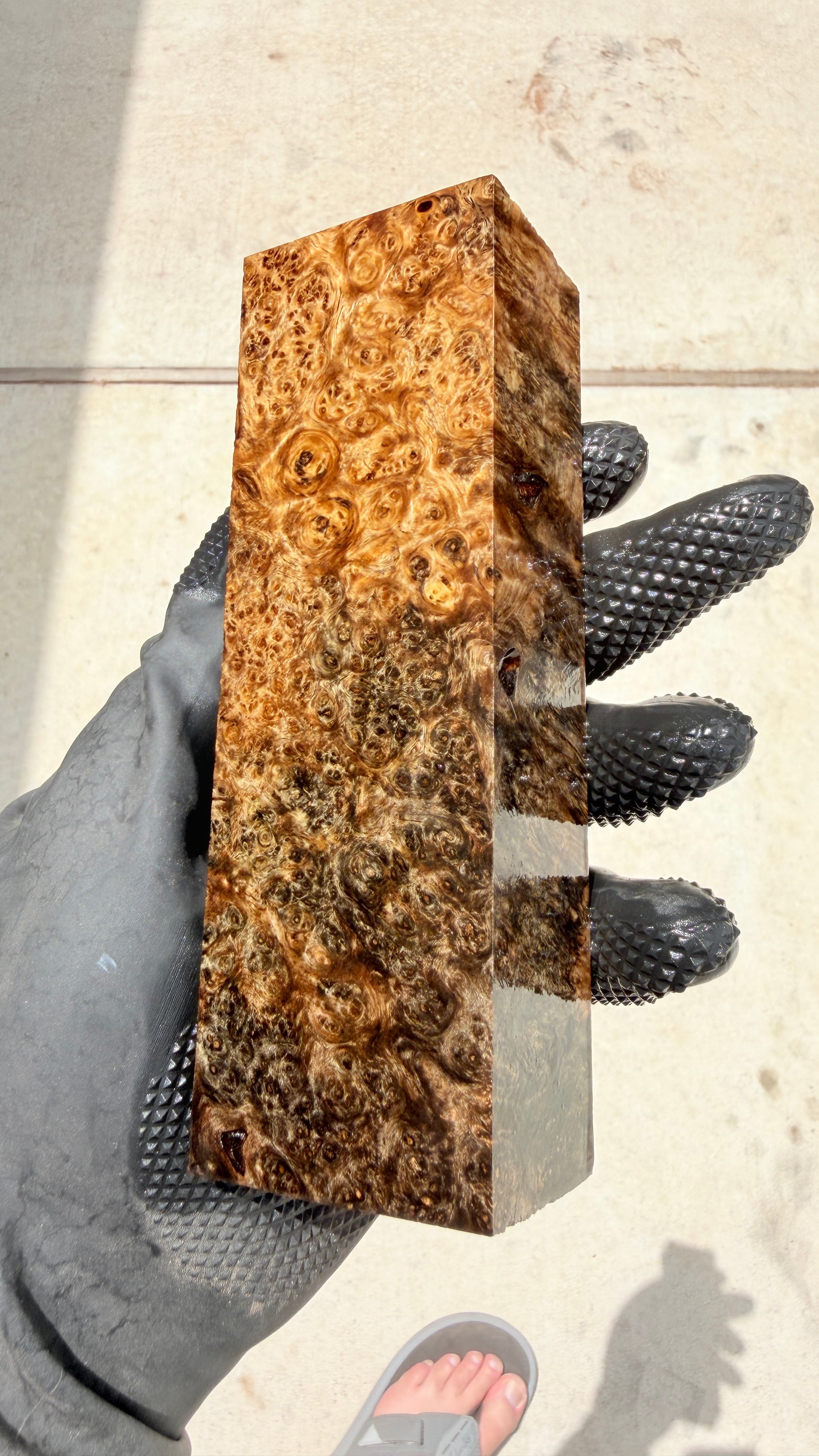 Amboyna Burl Block AYBB-050 (Stabilized)