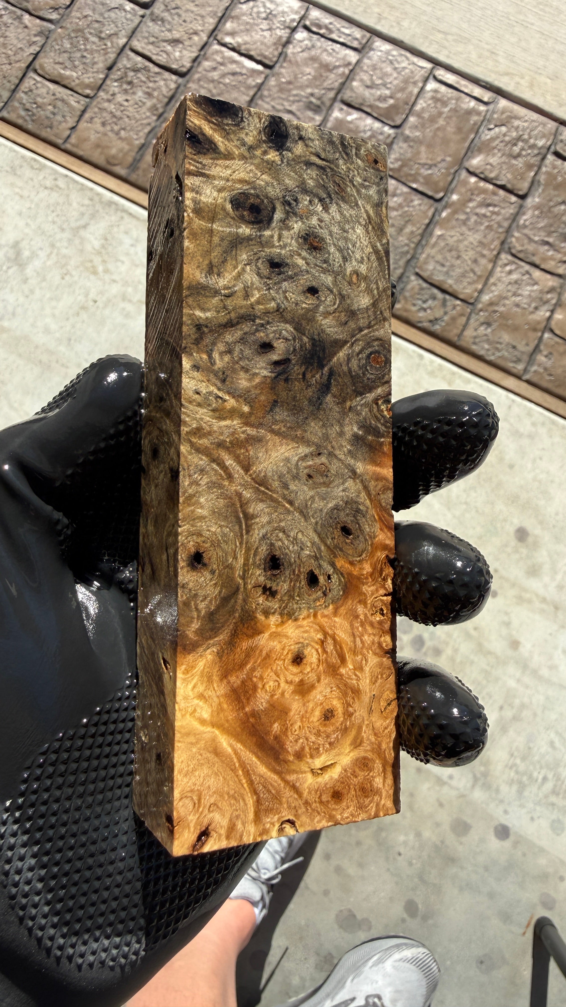 Buckeye Burl Block BBB-116 (Stabilized)