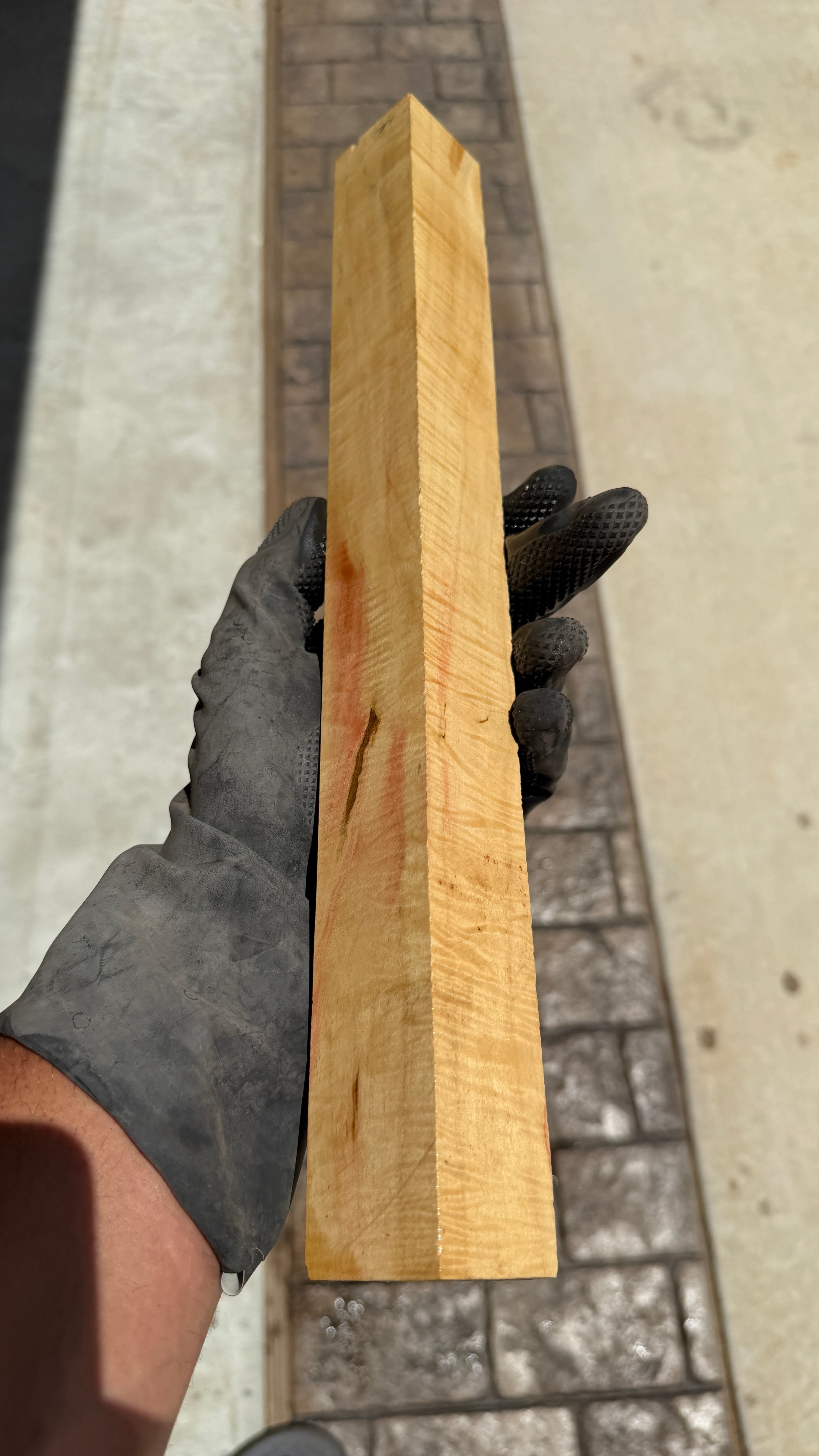 Curly Box Elder Block CBEB-000 (Stabilized)
