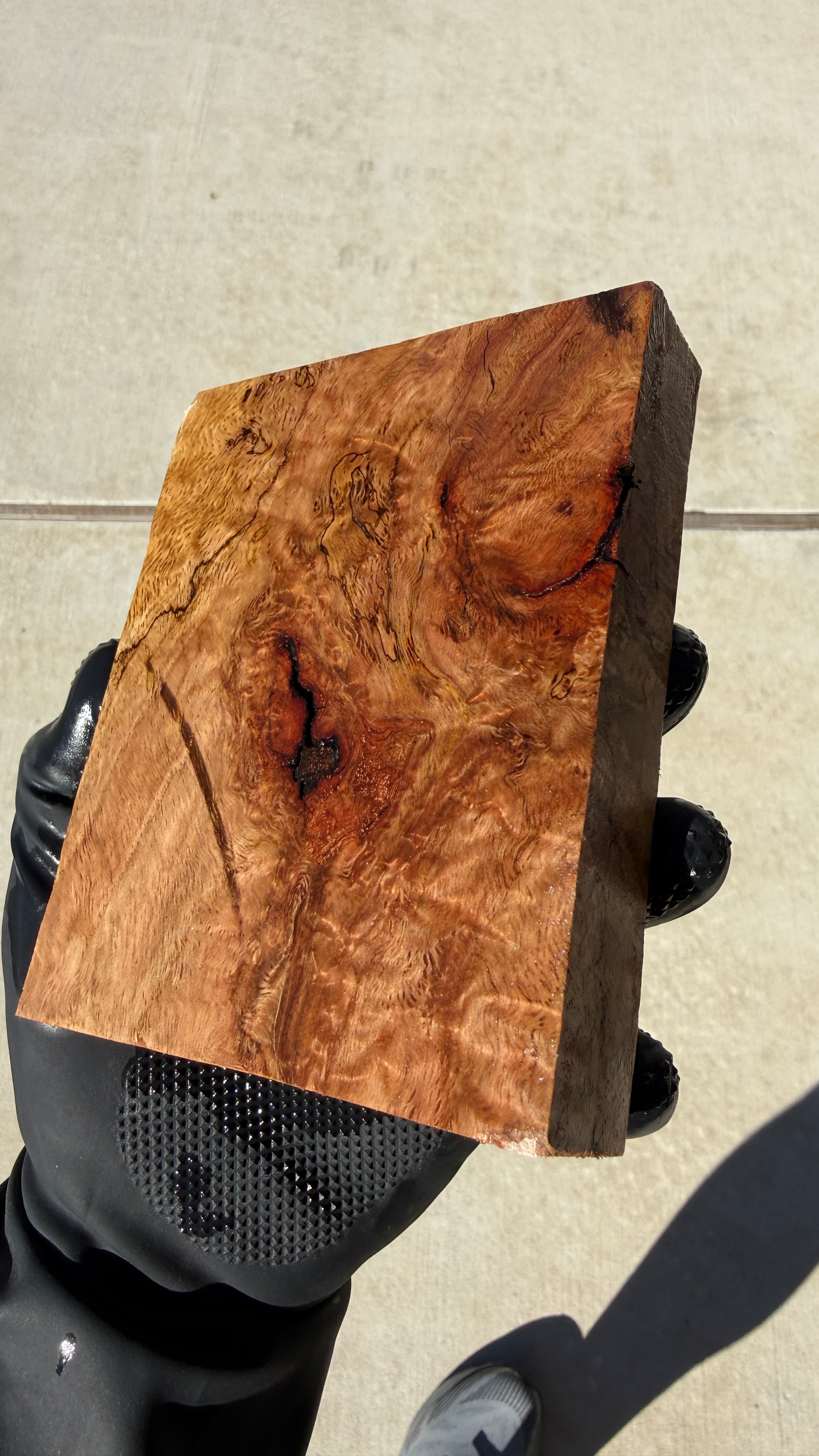Red Oak Burl Block ROBB-152 (Stabilized)