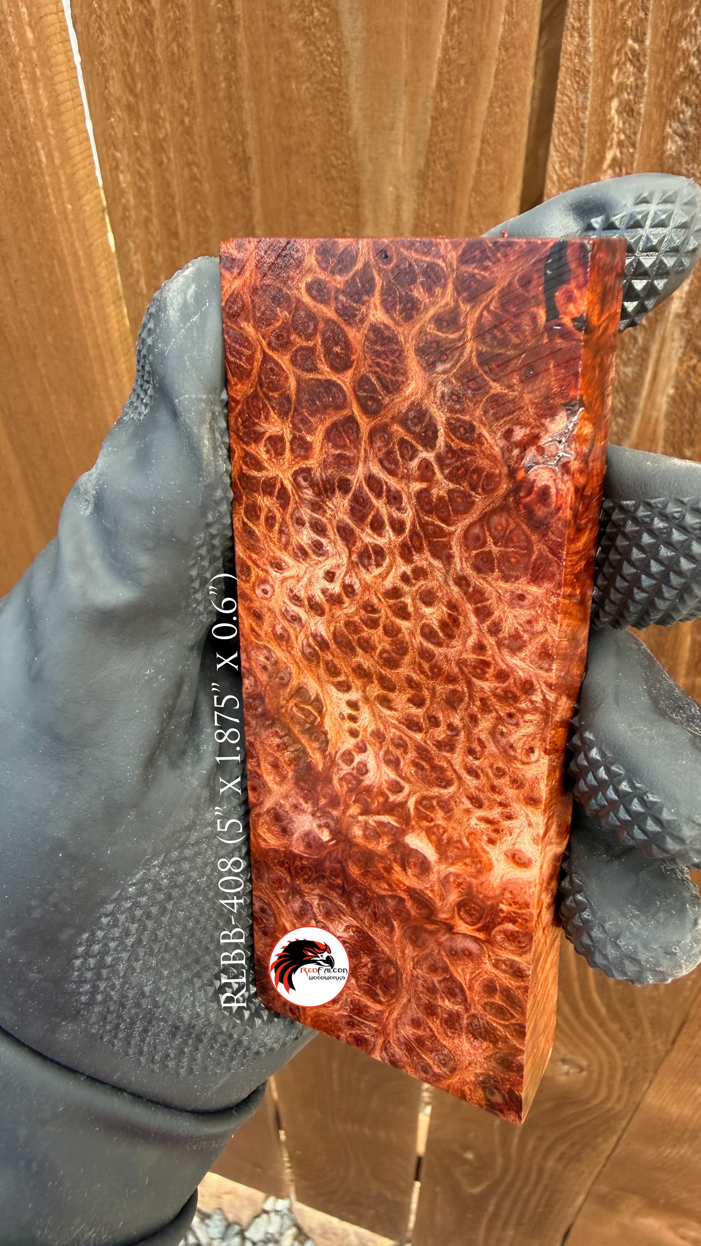 Redwood Burl Block RLBB-408 (Stabilized)