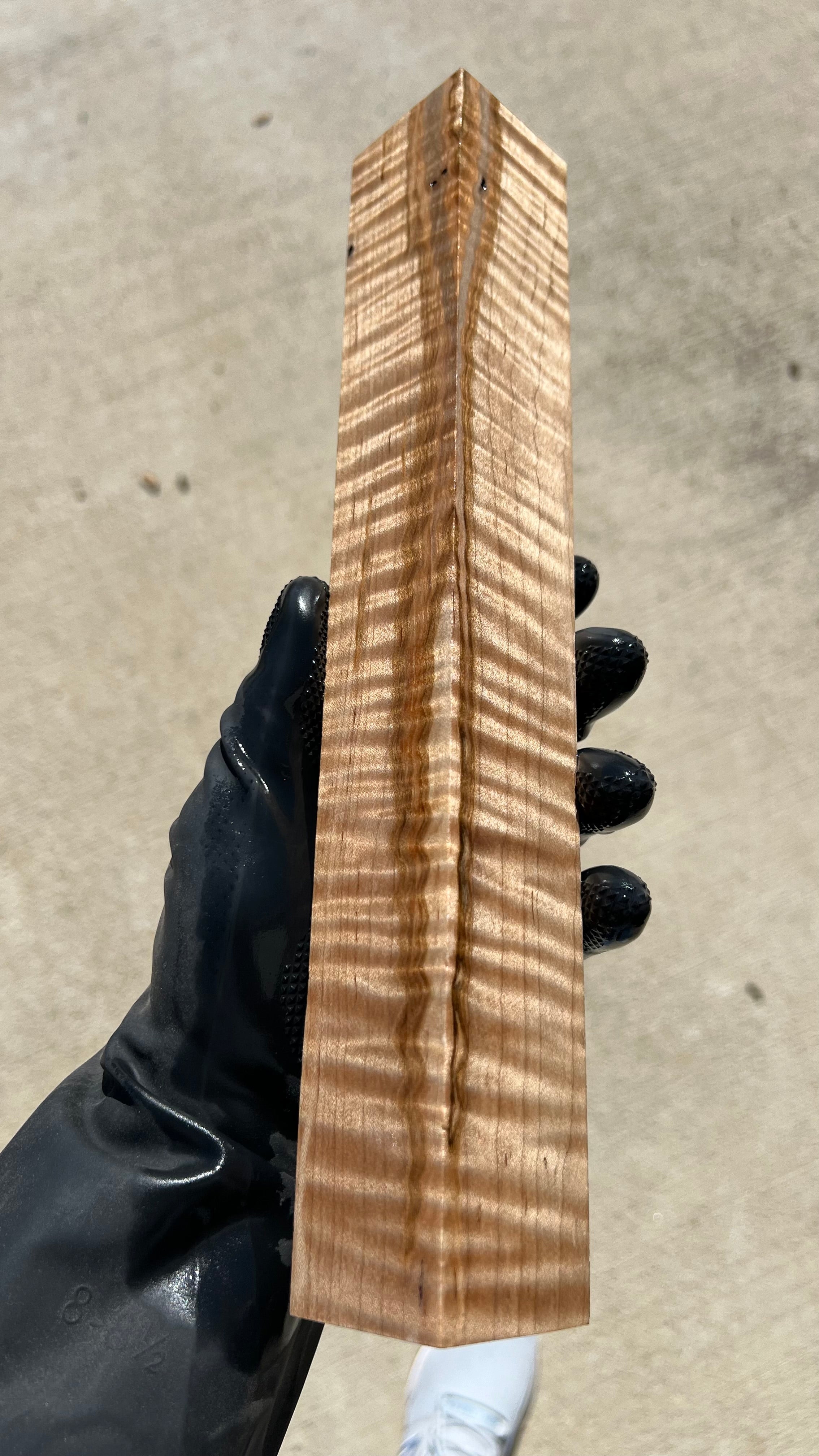 Curly Maple Block MPBB-123 (Stabilized)