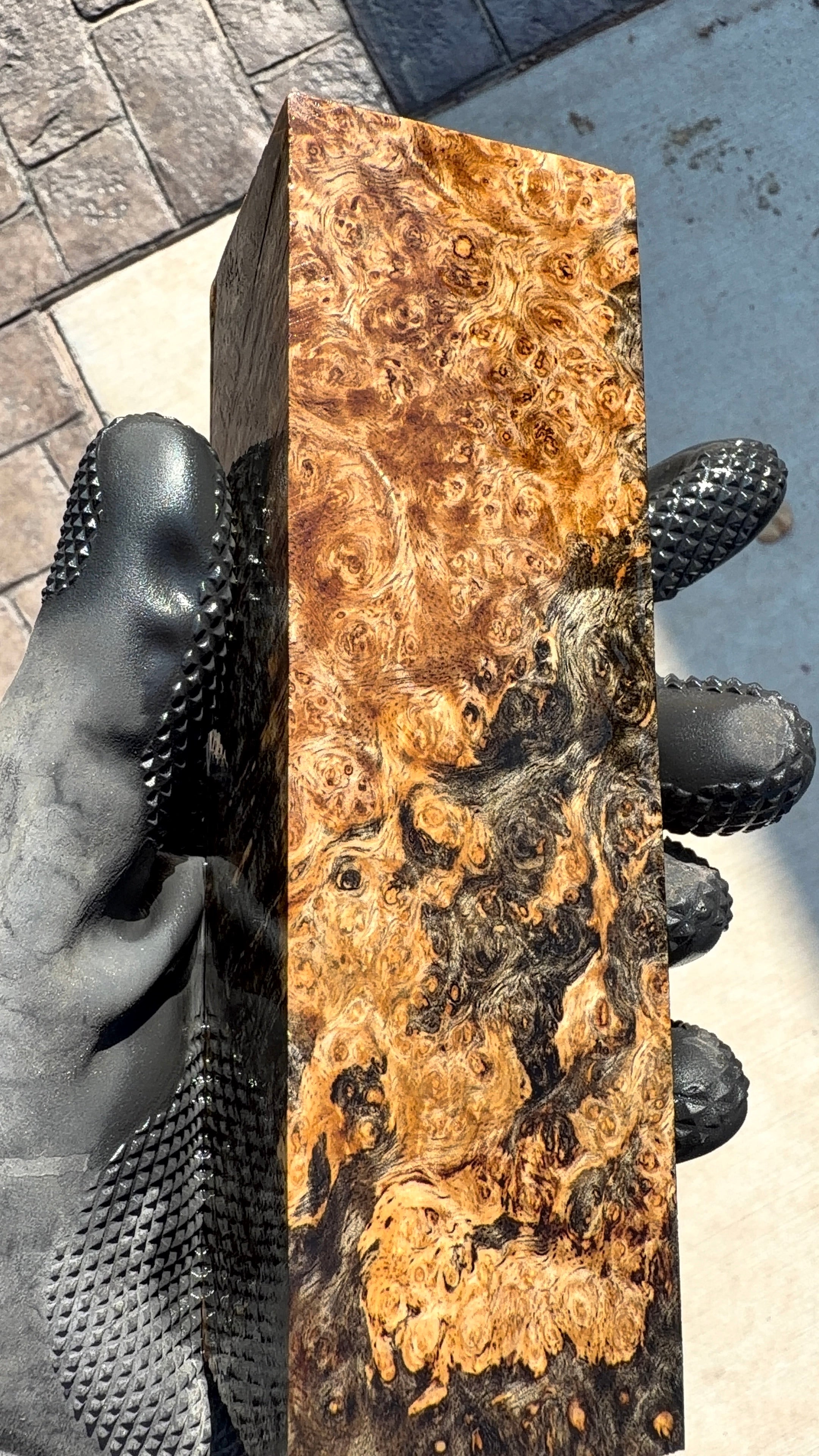 Amboyna Burl Block AYBB-022 (Stabilized)
