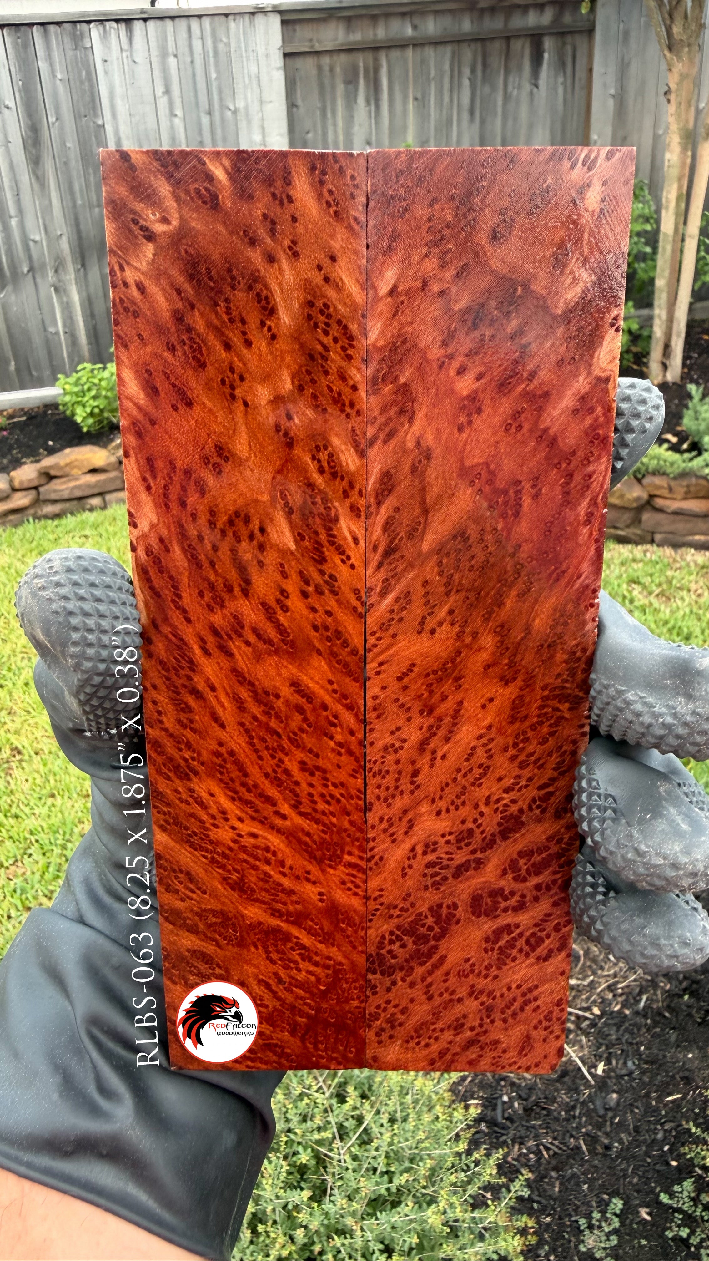 Redwood Burl Scales RLBS-063 (Stabilized)