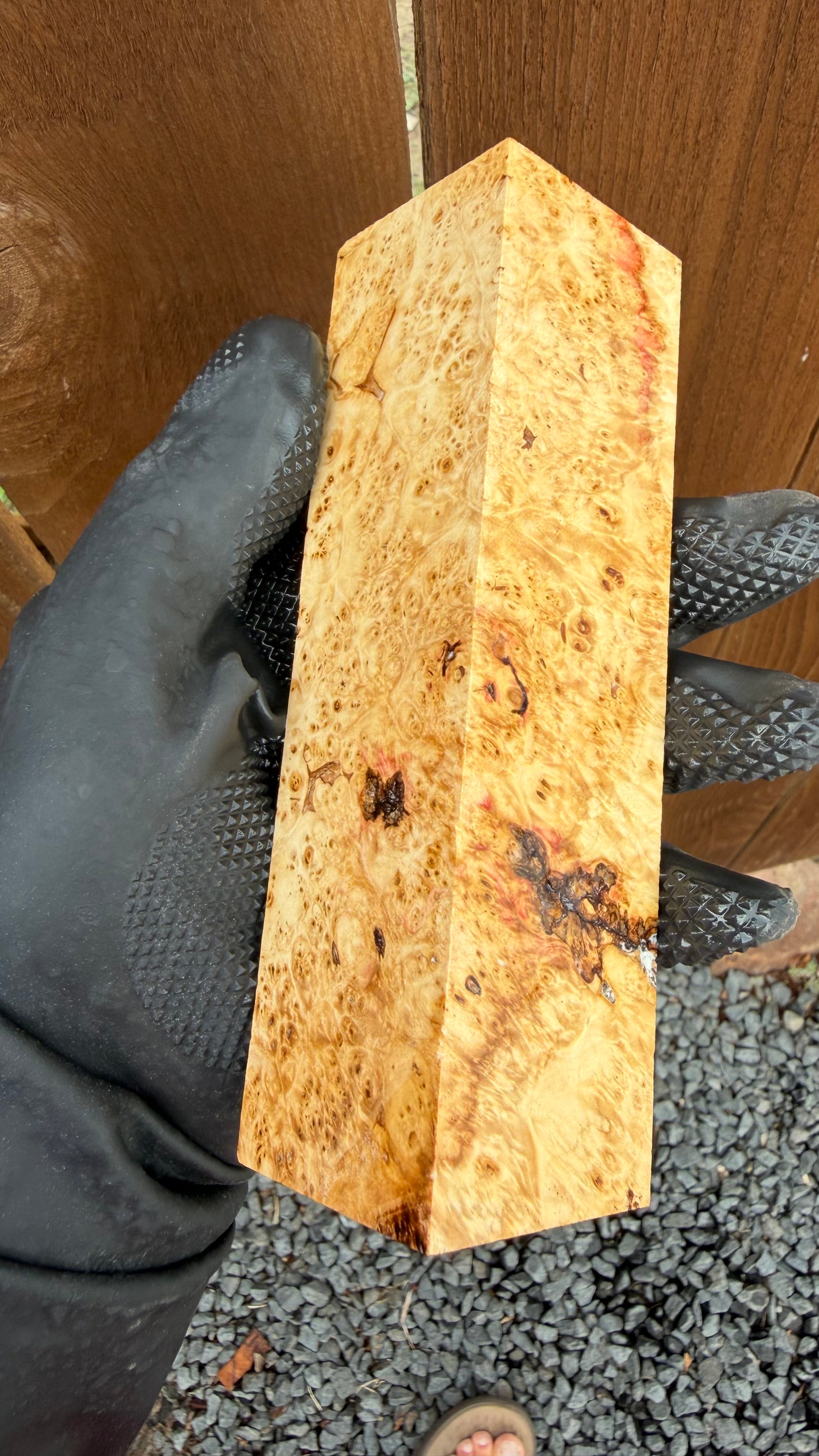 Box Elder Burl Block BEBB-242 (Stabilized)